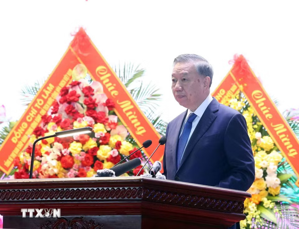 Tổng Bí thư, Chủ tịch nước Tô Lâm phát biểu chỉ đạo