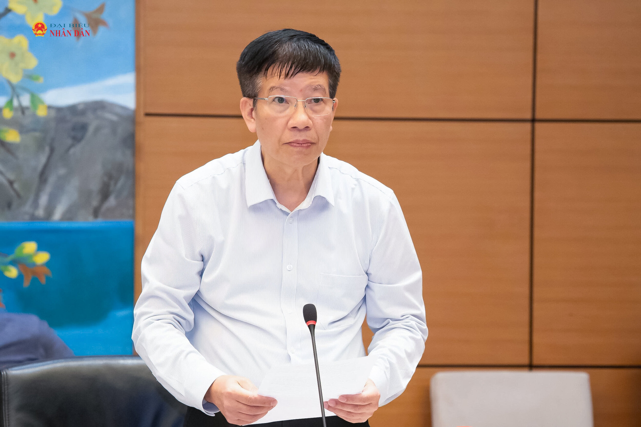 Phó Chủ nhiệm Văn phòng Quốc hội Phạm Đình Toản phát biểu