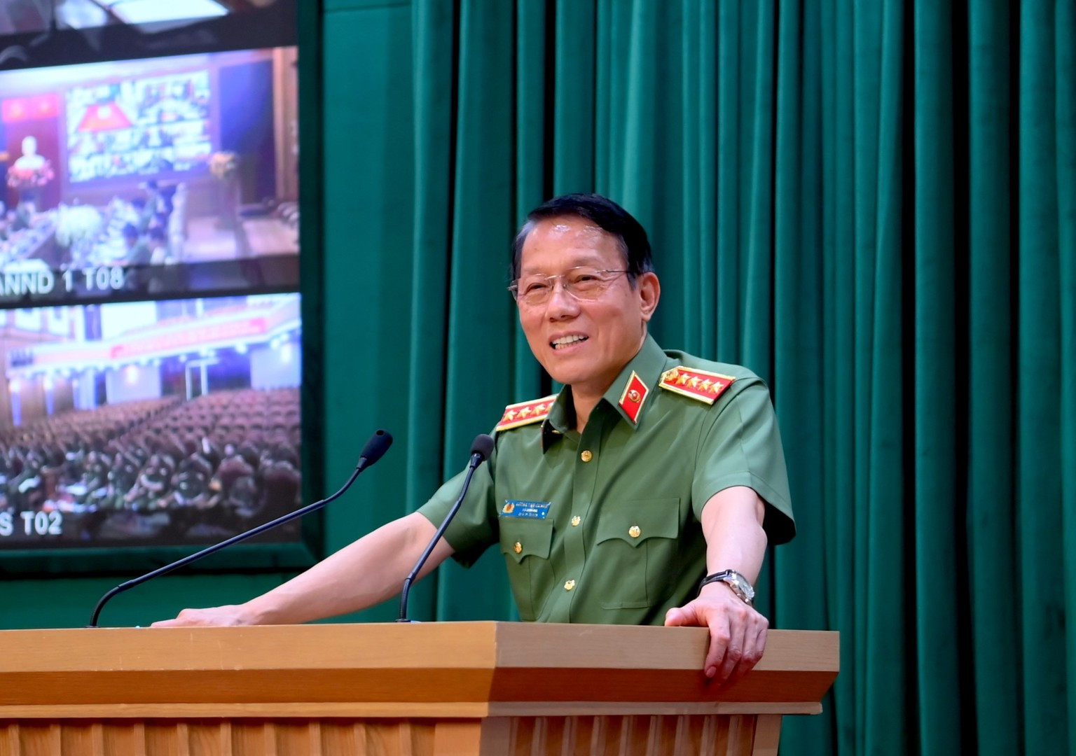 Bộ trưởng Lương Tam Quang phát biểu kết luận buổi làm việc