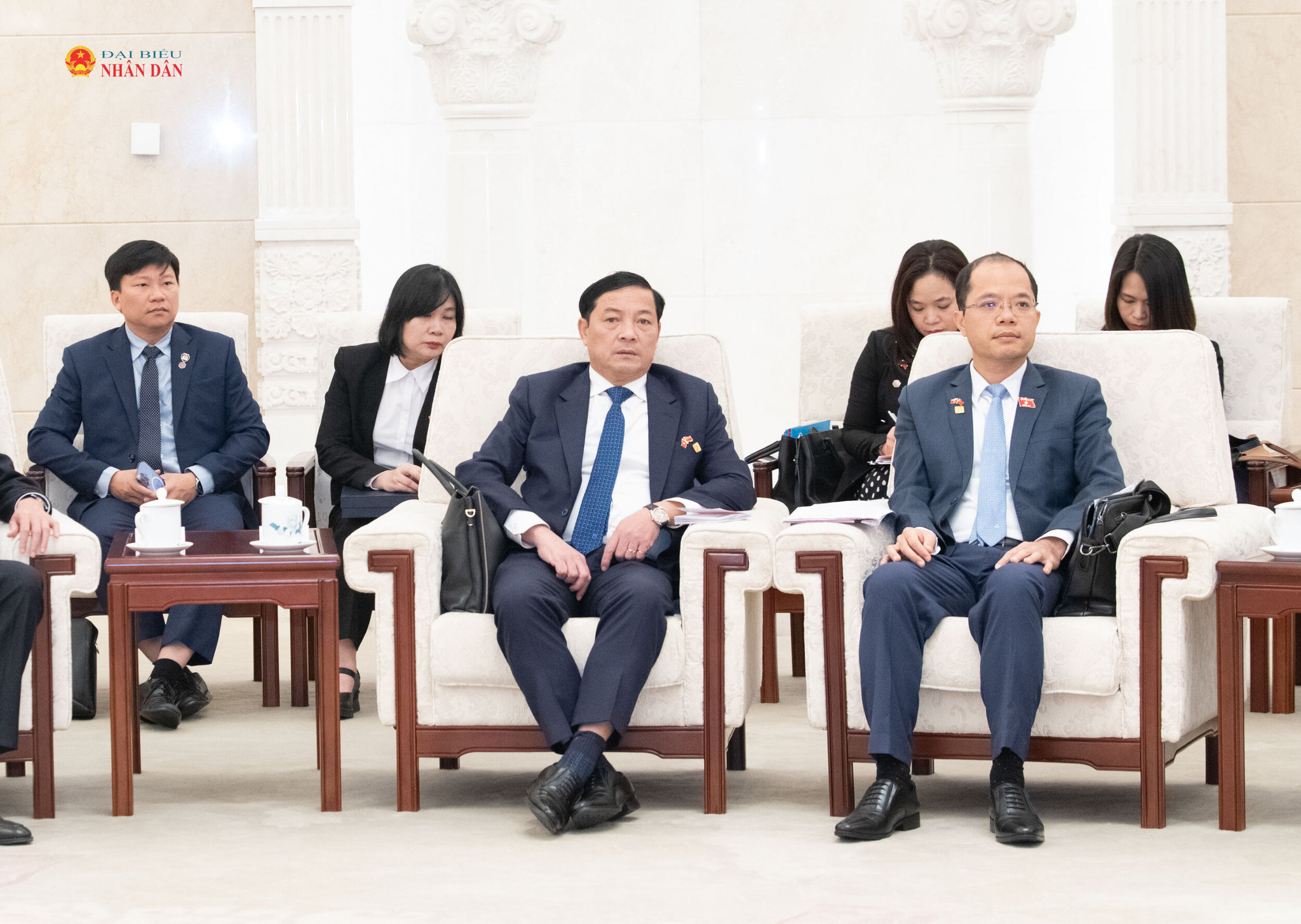 Các đại biểu tham dự cuộc tiếp.2