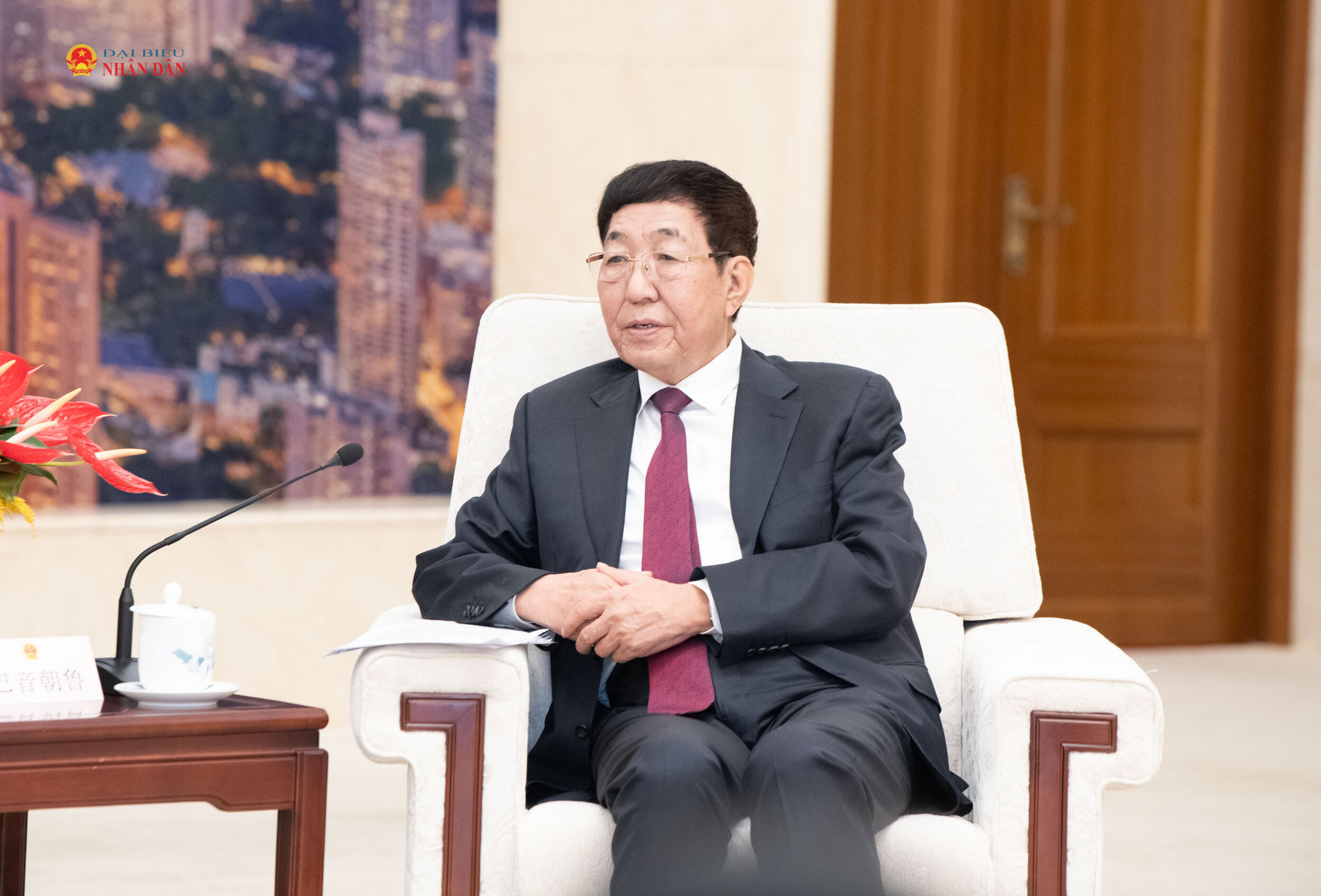 Chủ tịch UB Dân tộc của Nhân đại Toàn quốc, Chủ tịch Nhóm Nghị sỹ hữu nghị TQ-VN Ba Âm Triều Lỗ