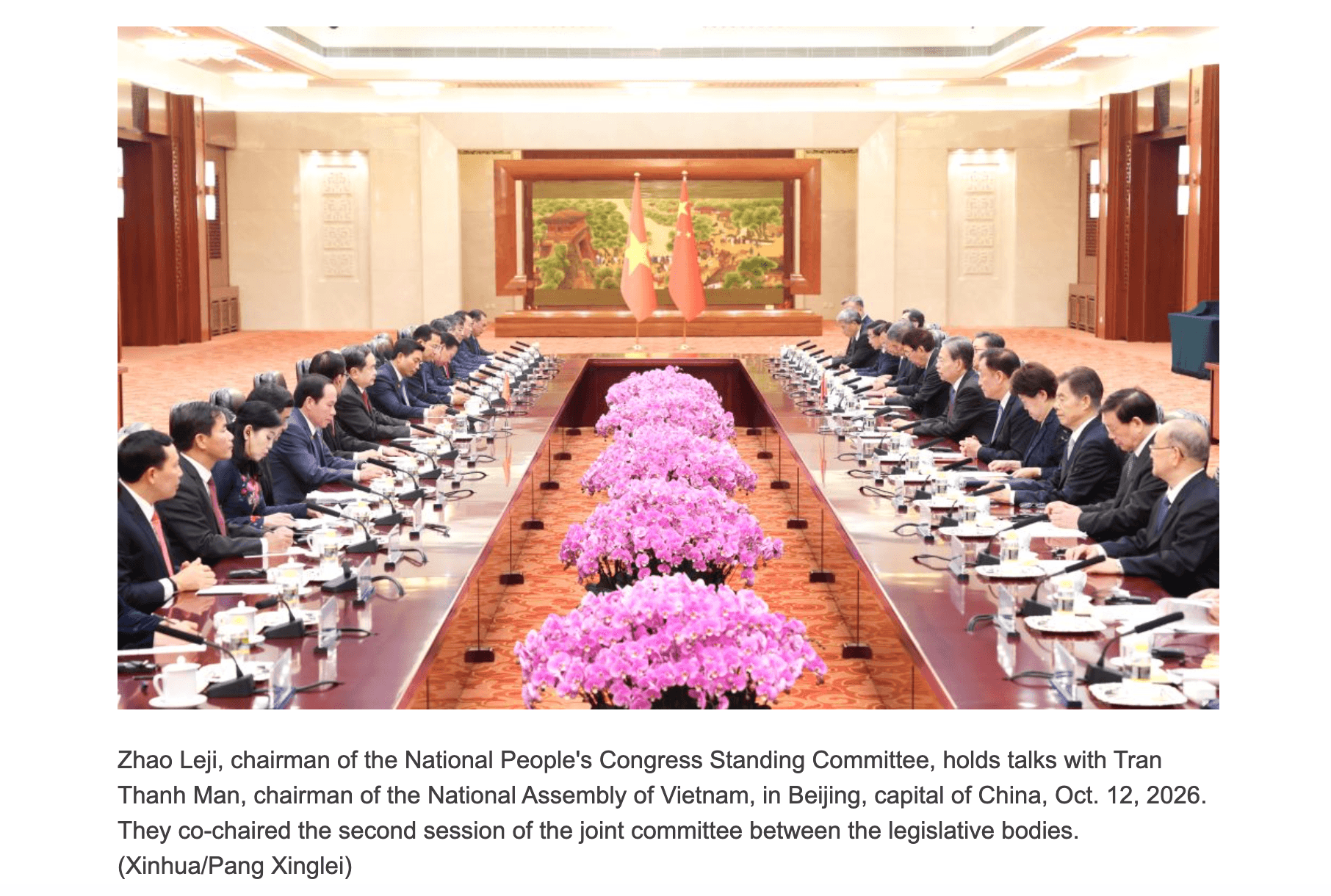 Ảnh chụp màn hình bài viết trên Tân Hoa Xã