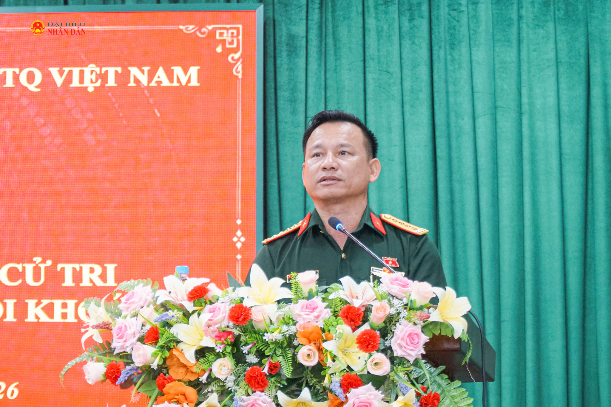 ĐBQH Trần Quang Tâm phát biểu tại hội nghị