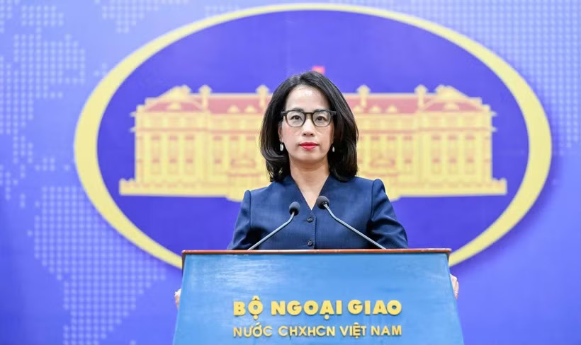 Spokesperson of the Ministry of Foreign Affairs Pham Thu Hang (Photo: Ministry of Foreign Affairs)