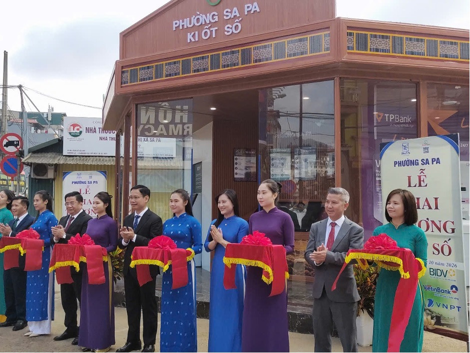 Phường Sa Pa khai trương Kios số.
