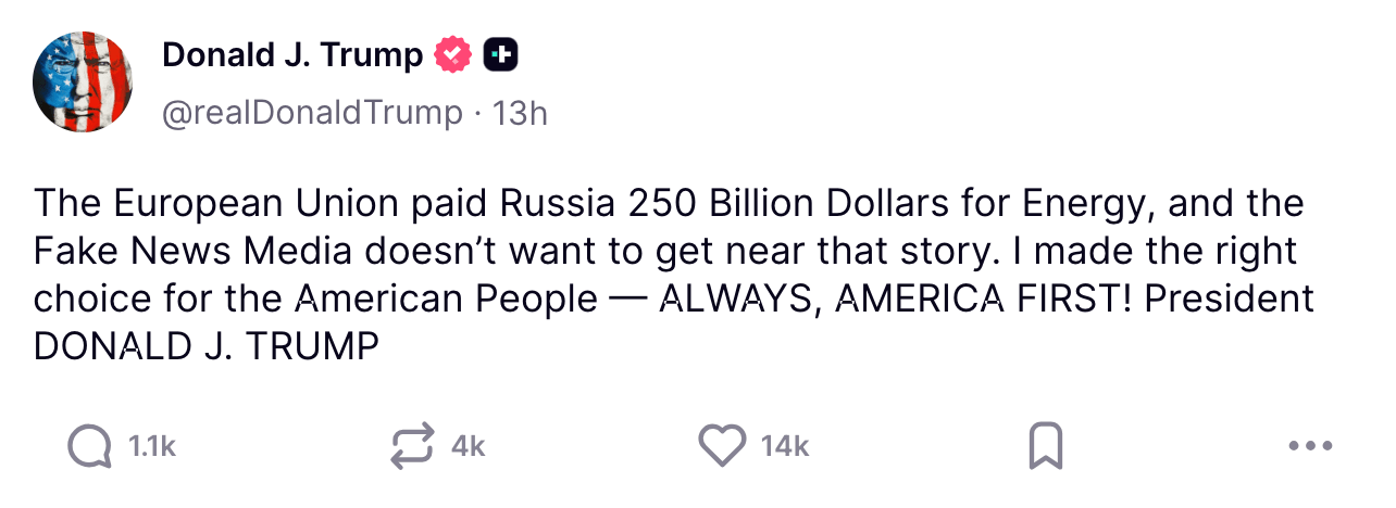 trump truth social