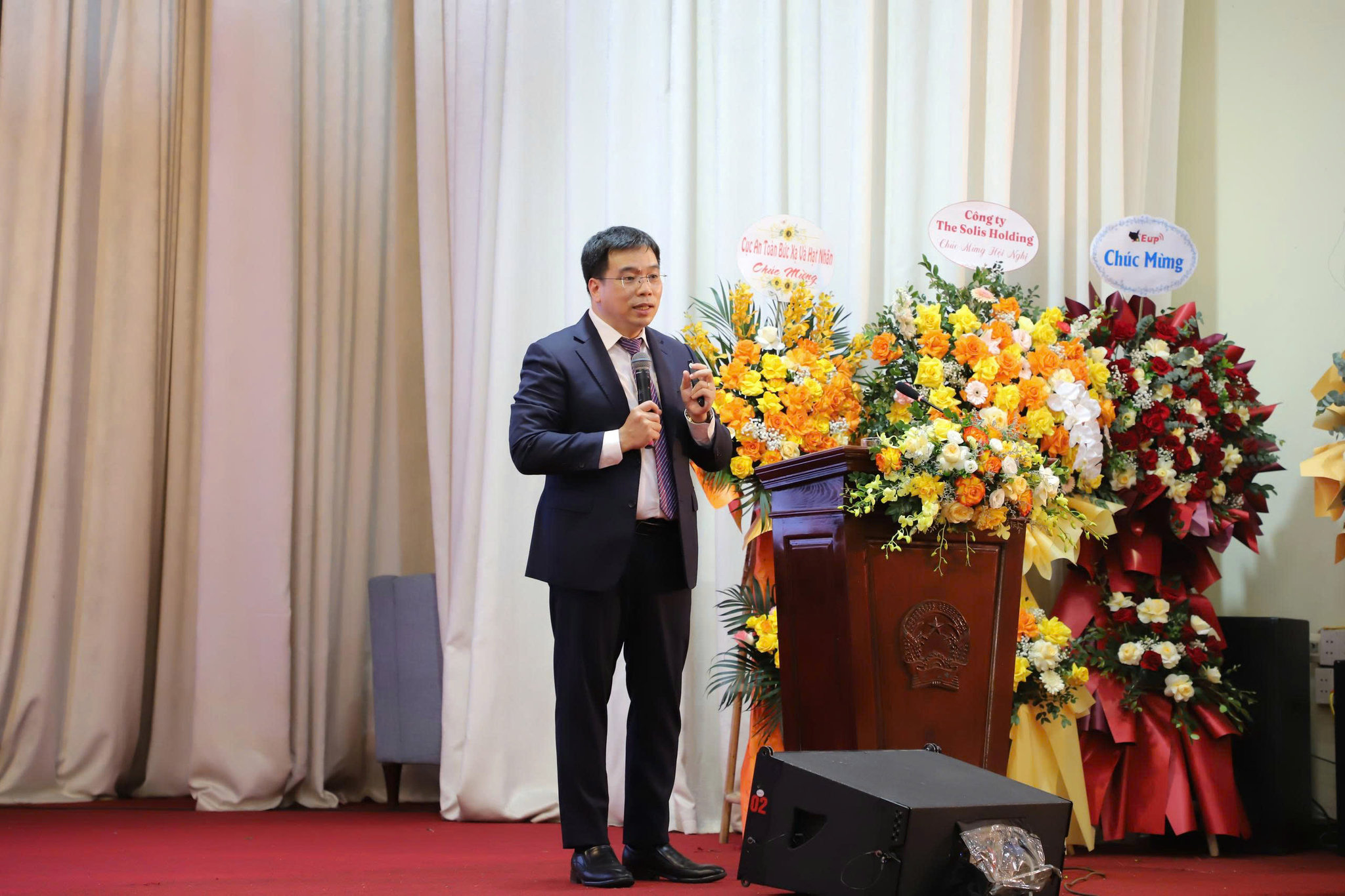 Chủ tịch Ủy ban Tiêu chuẩn Đo lường Chất lượng Quốc gia Quốc gia Nguyễn Nam Hải chia sẻ tại Lễ kỷ niệm