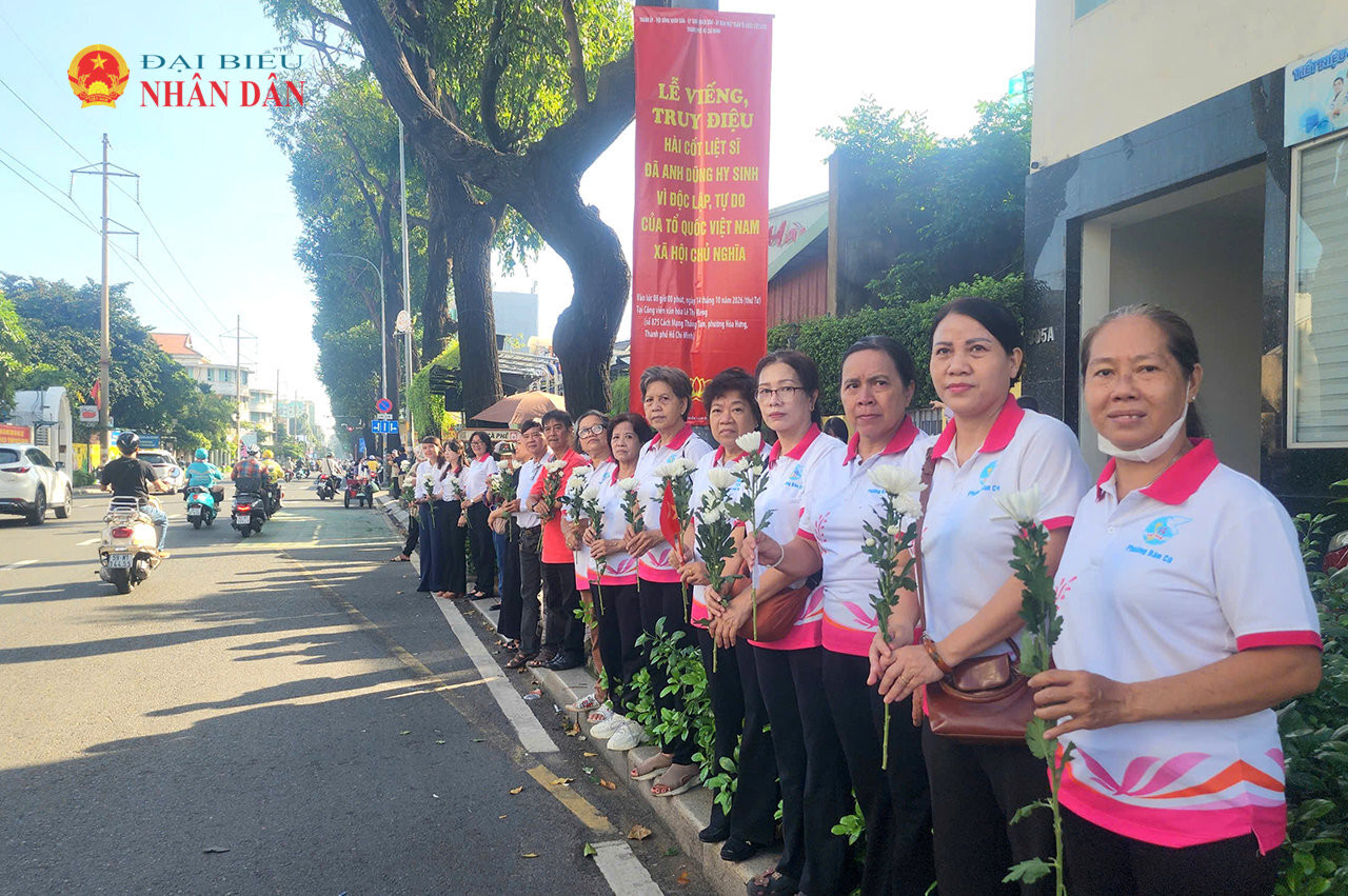Lễ viếng, truy điệu và an táng 731 hài cốt liệt sĩ được tìm kiếm, quy tập tại Công viên Lê Thị Riêng