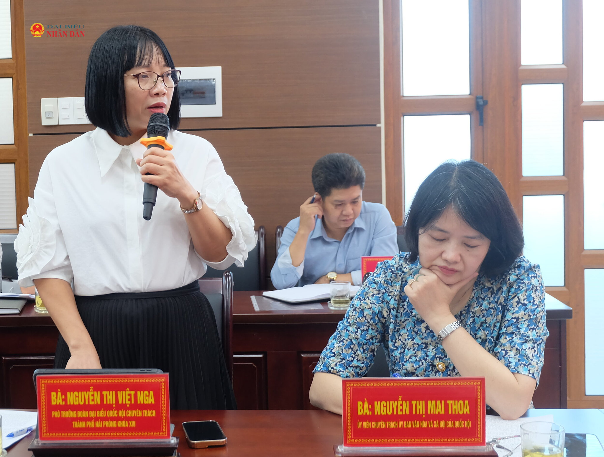 Phó Trưởng Đoàn ĐBQH chuyên trách Thành phố Hải Phòng Nguyễn Thị Việt Nga