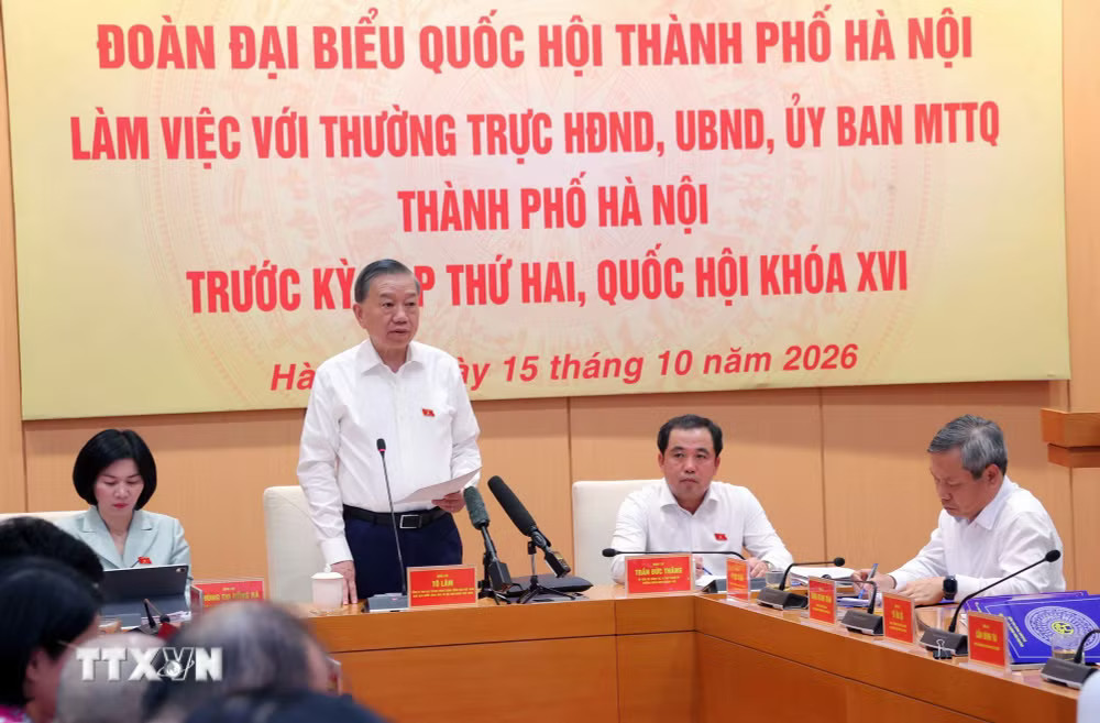 Tổng Bí thư, Chủ tịch nước Tô Lâm phát biểu
