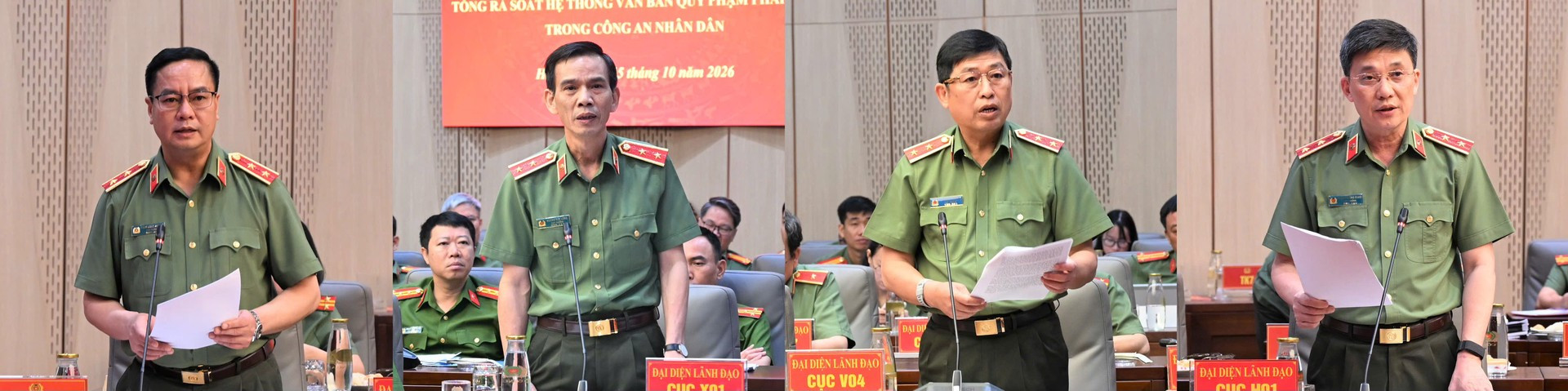 Bộ trưởng Bộ Công an Lương Tam Quang chủ trì họp tổng rà soát hệ thống văn bản quy phạm pháp luật trong Công an nhân dân