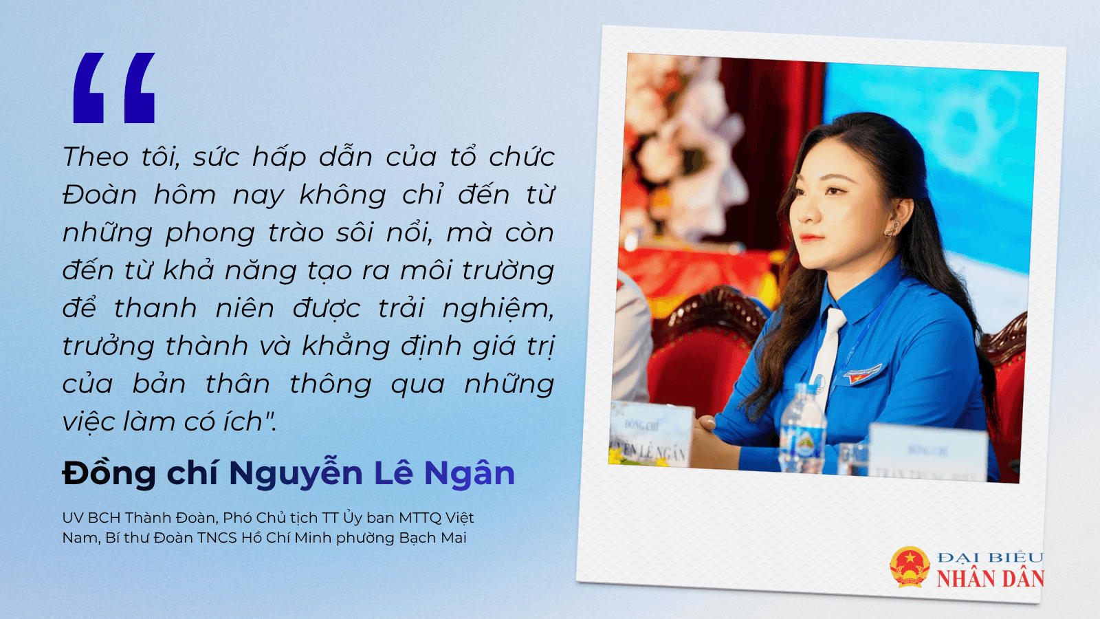 Nữ Đảng viên trẻ ”thắp lửa” phong trào thanh thiếu niên từ những điều giản dị