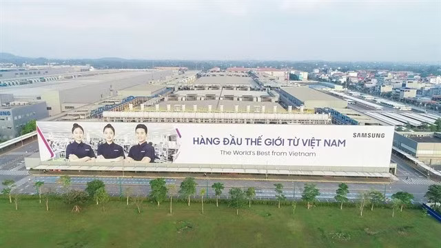 Samsung's factory in Thai Nguyen province (Photo: VNA)