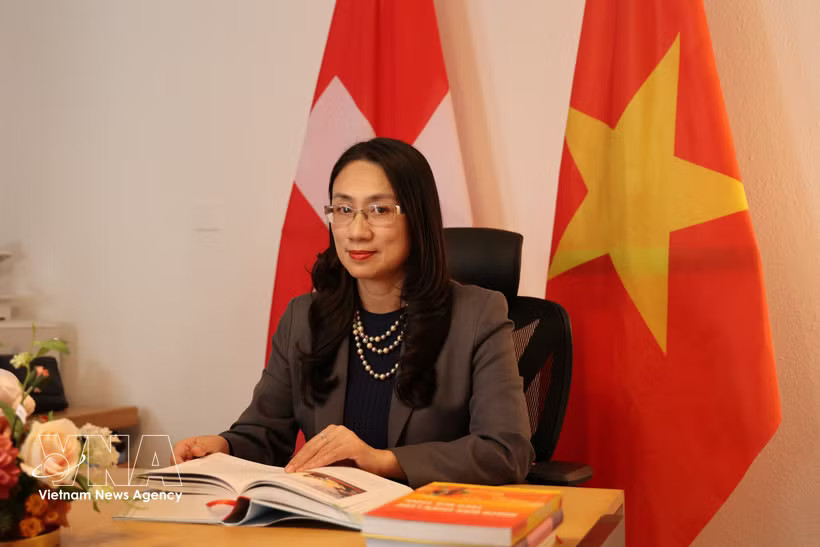Vietnamese Ambassador to Switzerland Chau Mai Anh (Photo: VNA)