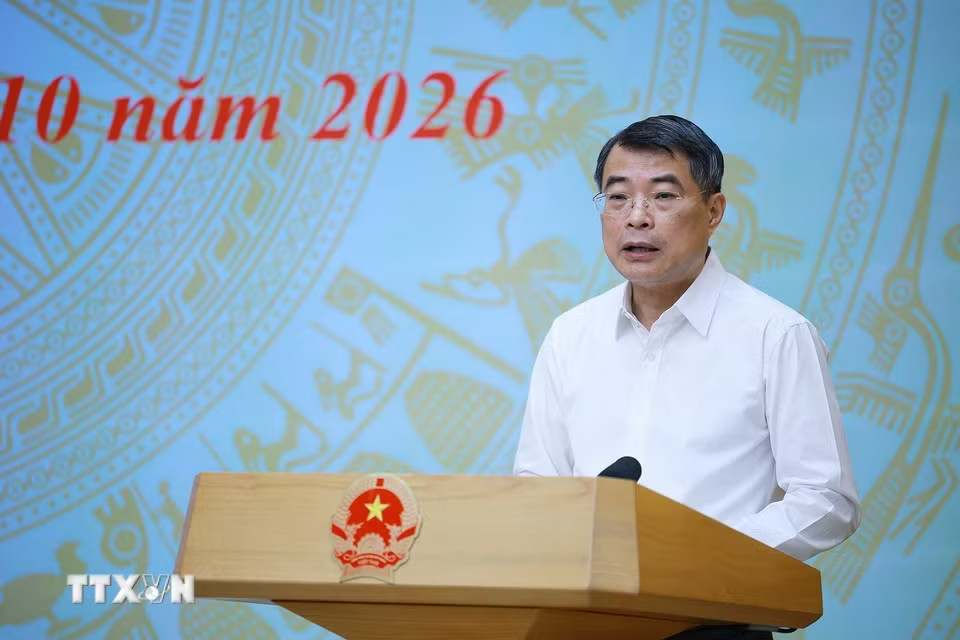 Thủ tướng Lê Minh Hưng phát biểu kết luận Hội nghị triển khai thực hiện Chương trình mục tiêu quốc gia phát triển văn hóa-xã hội, nông thôn, dân tộc và miền núi giai đoạn 2026-2035