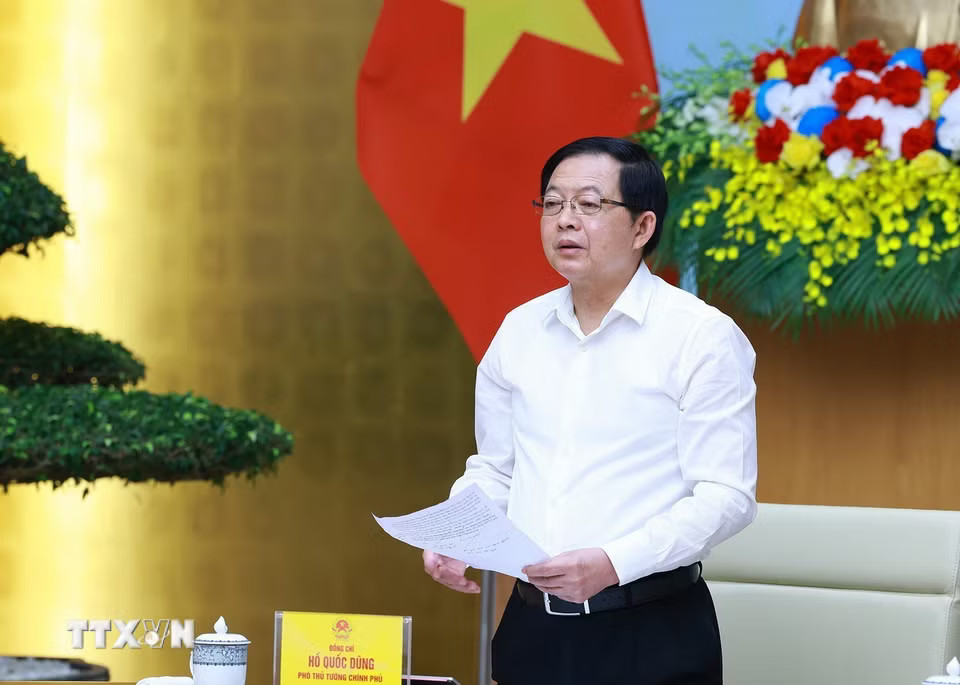 Phó Thủ tướng Hồ Quốc Dũng phát biểu khai mạc hội nghị