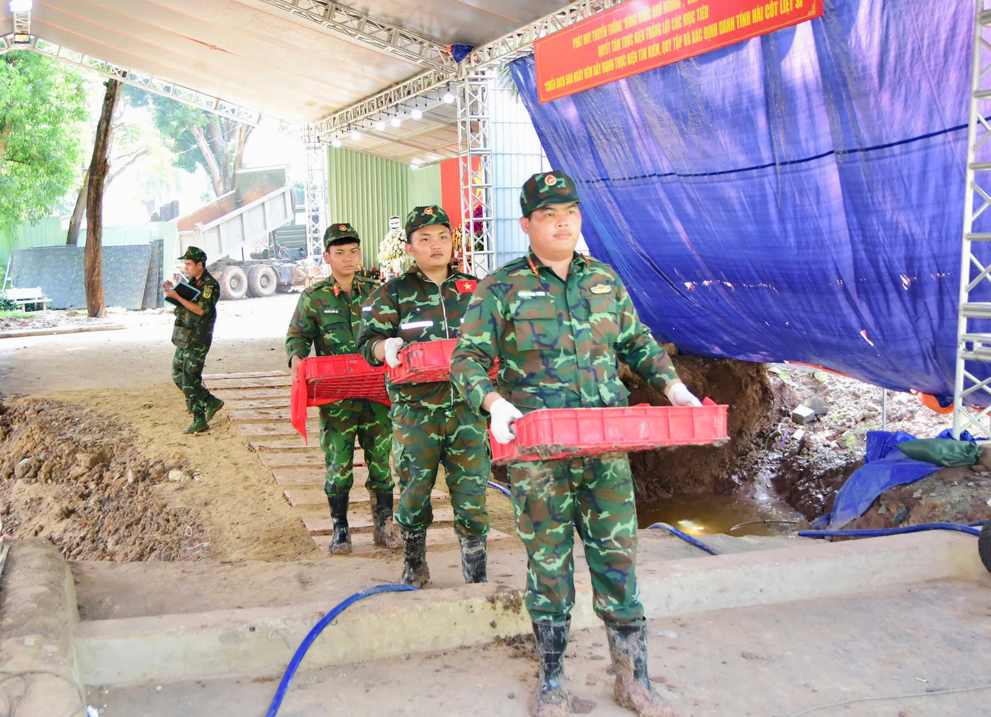 Lũy kế từ ngày 23/6 đến hết ngày 16/10, các lực lượng đã phát hiện, quy tập 751 hài cốt liệt sĩ tại công viên Lê Thị Riêng