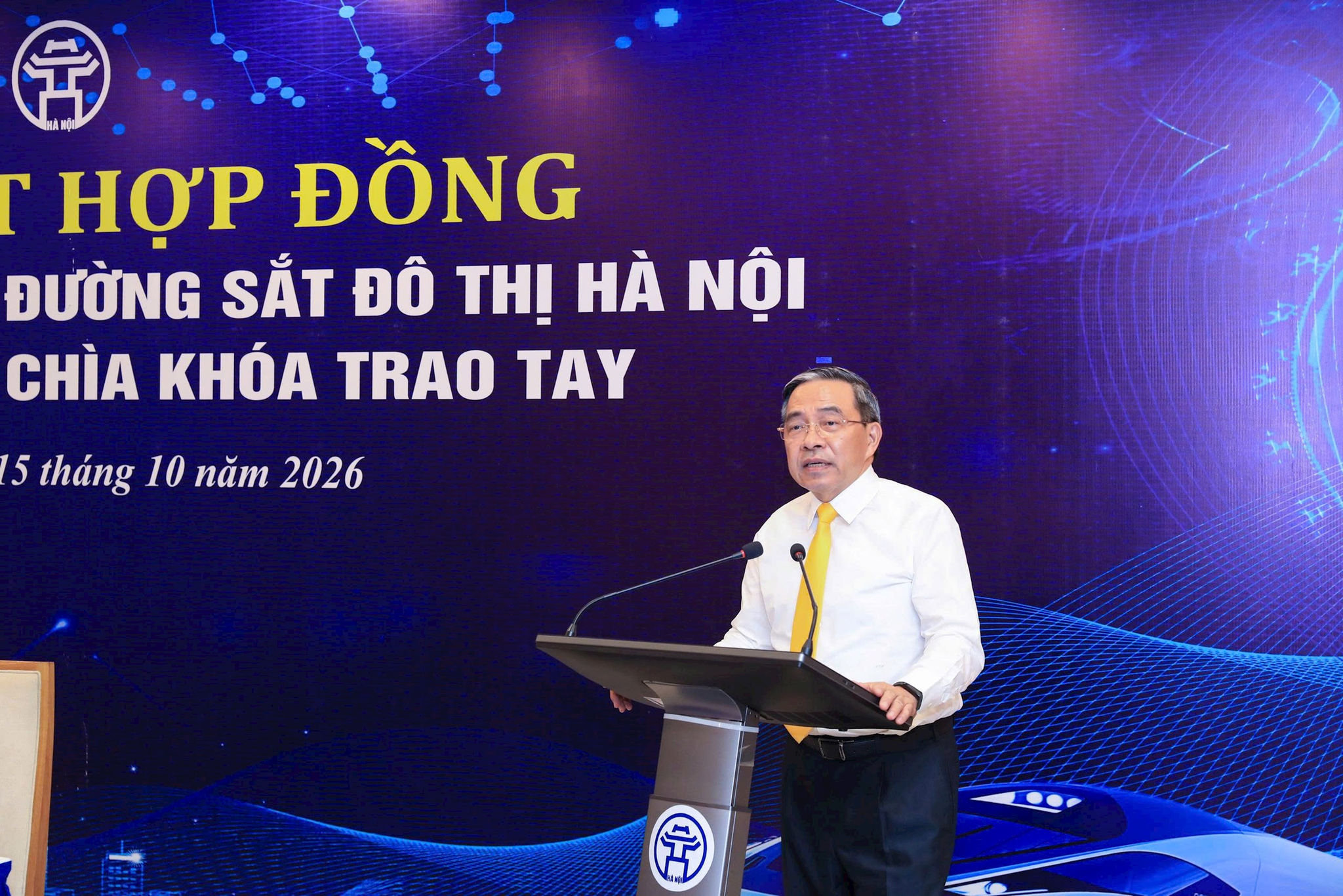 Chủ tịch HĐQT Công ty CP Vinhomes Phạm Thiếu Hoa phát biểu tại lễ ký kết