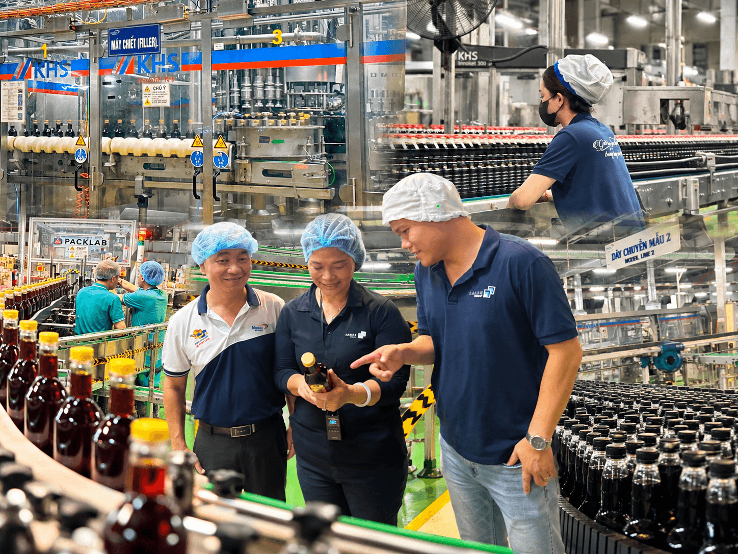 Modern Beverage Bottling Factory Panorama