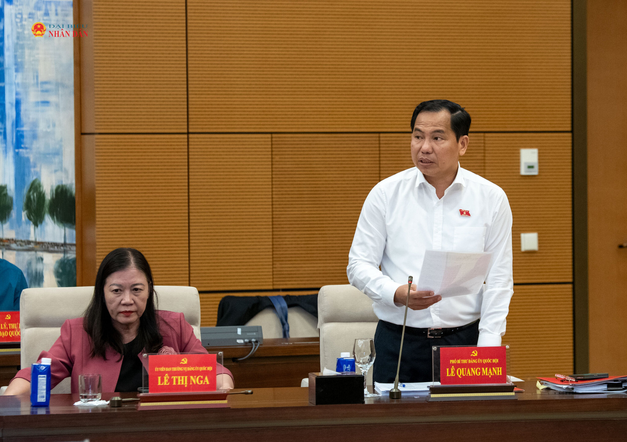 Tổng thư ký, Chủ nhiệm VPQH Lê Quang Mạnh