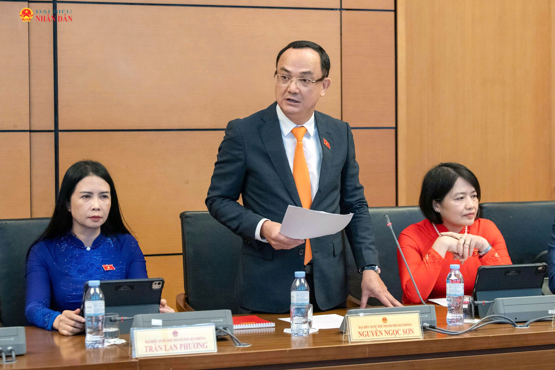 ĐBQH Nguyễn Ngọc Sơn (TP. Hải Phòng) phát biểu