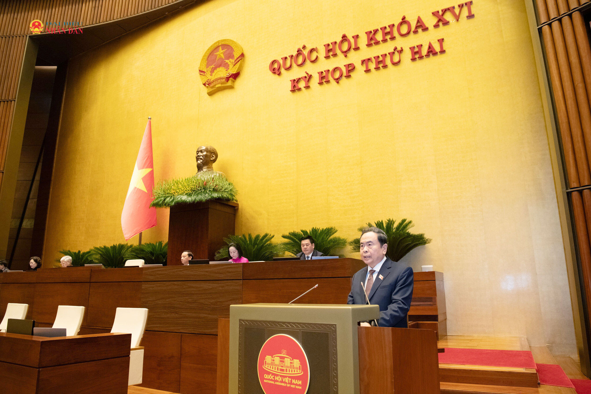 Chủ tịch Quốc hội Trần Thanh Mẫn phát biểu khai mạc Kỳ họp