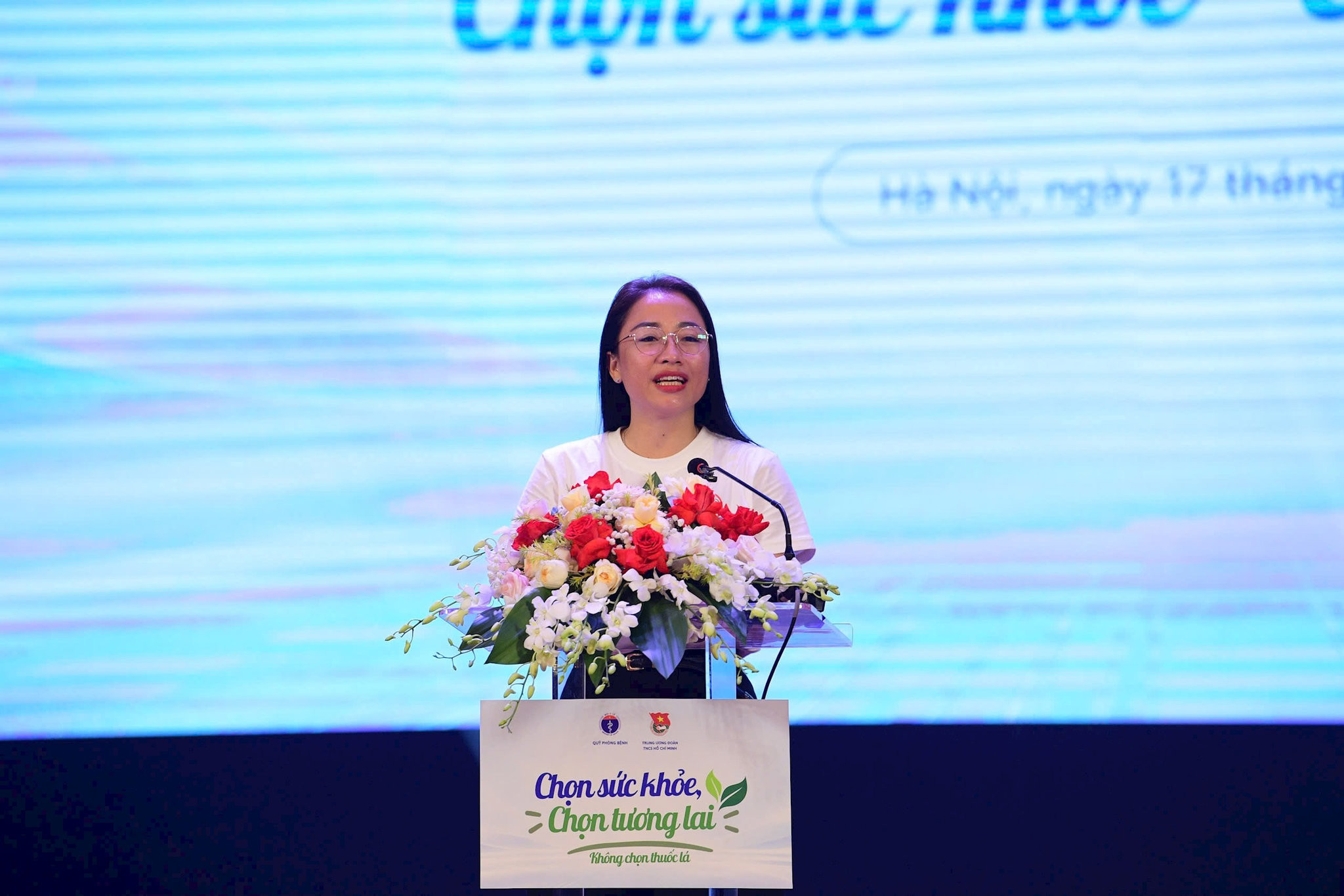 TS-BS Trần Khánh Thu, Giám đốc Quỹ Phòng bệnh (Bộ Y tế) chia sẻ tại chương trình (