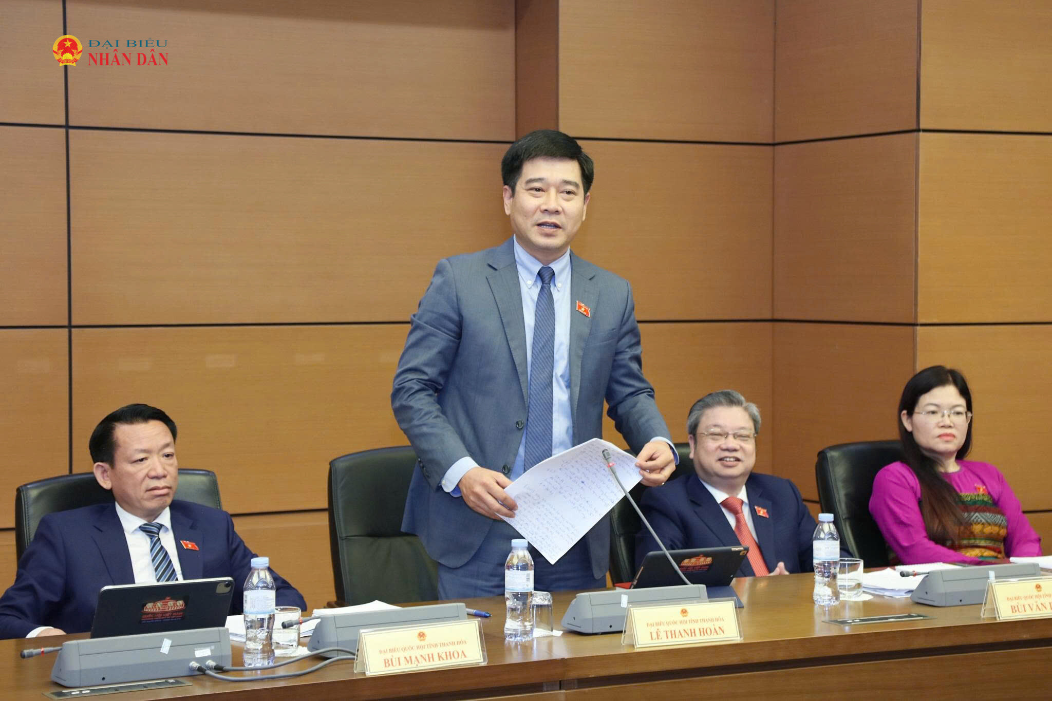 ĐBQH Lê Thanh Hoàn (Thanh Hóa) phát biểu thảo luận
