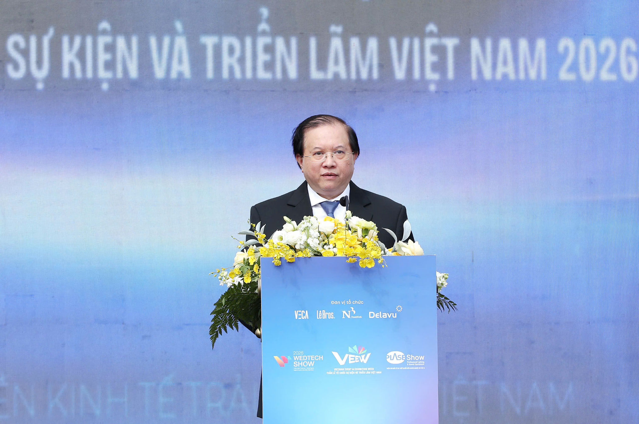 Thứ trưởng Bộ Văn hóa, Thể thao và Du lịch Tạ Quang Đông phát biểu tại chương trình