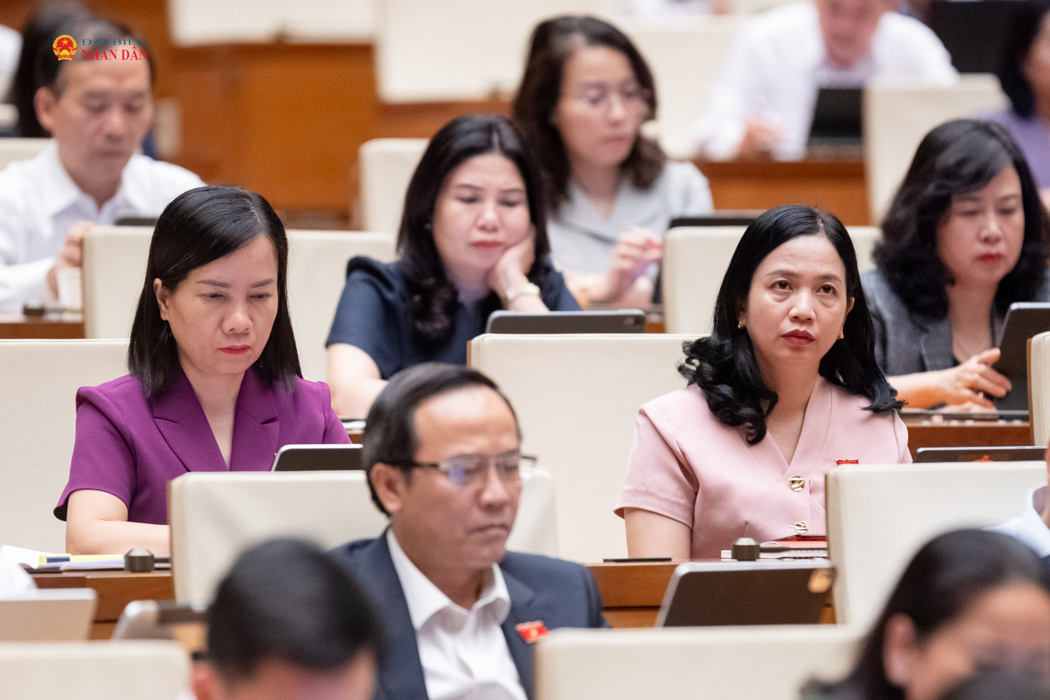 Các đại biểu tham dự phiên họp. Ảnh: Phạm Thắng
