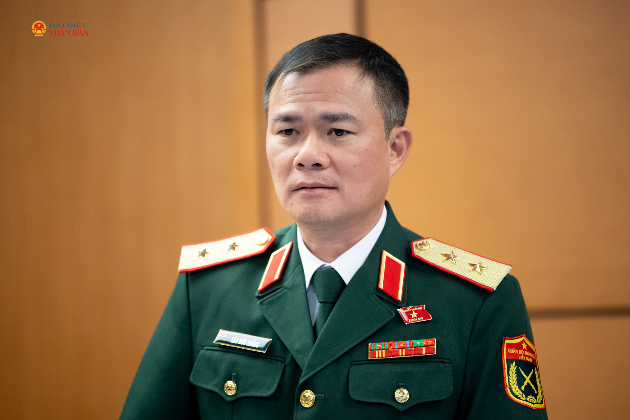 ĐBQH Tào Đức Thắng phát biểu thảo luận. Ảnh: Phạm Thắng
