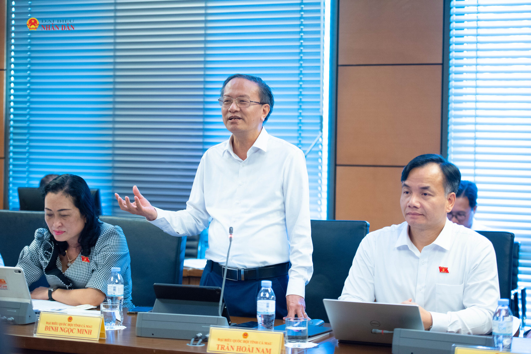 ĐBQH Đinh Ngọc Minh (Cà Mau). Ảnh Xuân Quý
