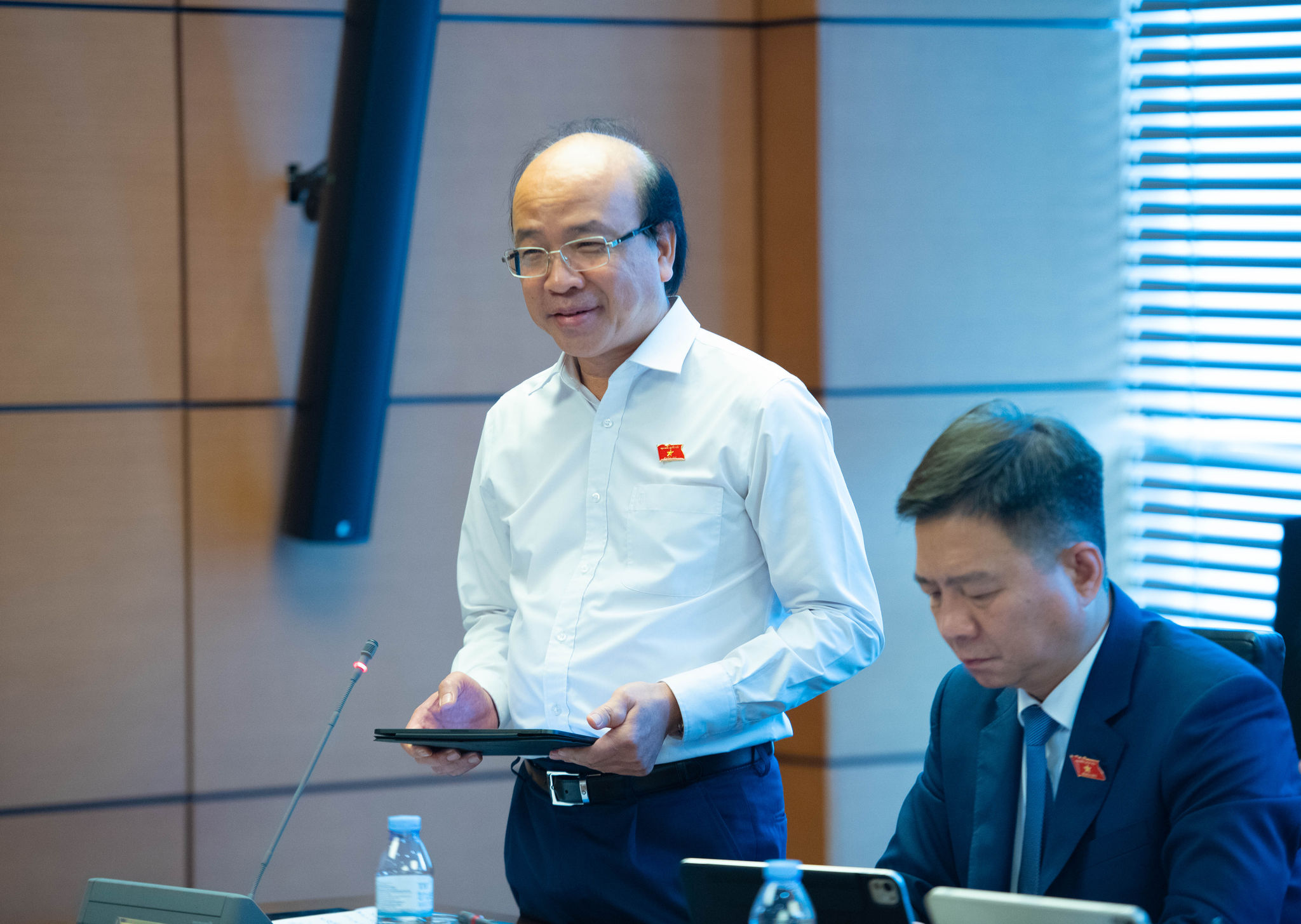 ĐBQH Phan Chí Hiếu (Cà Mau). Ảnh Xuân Quý