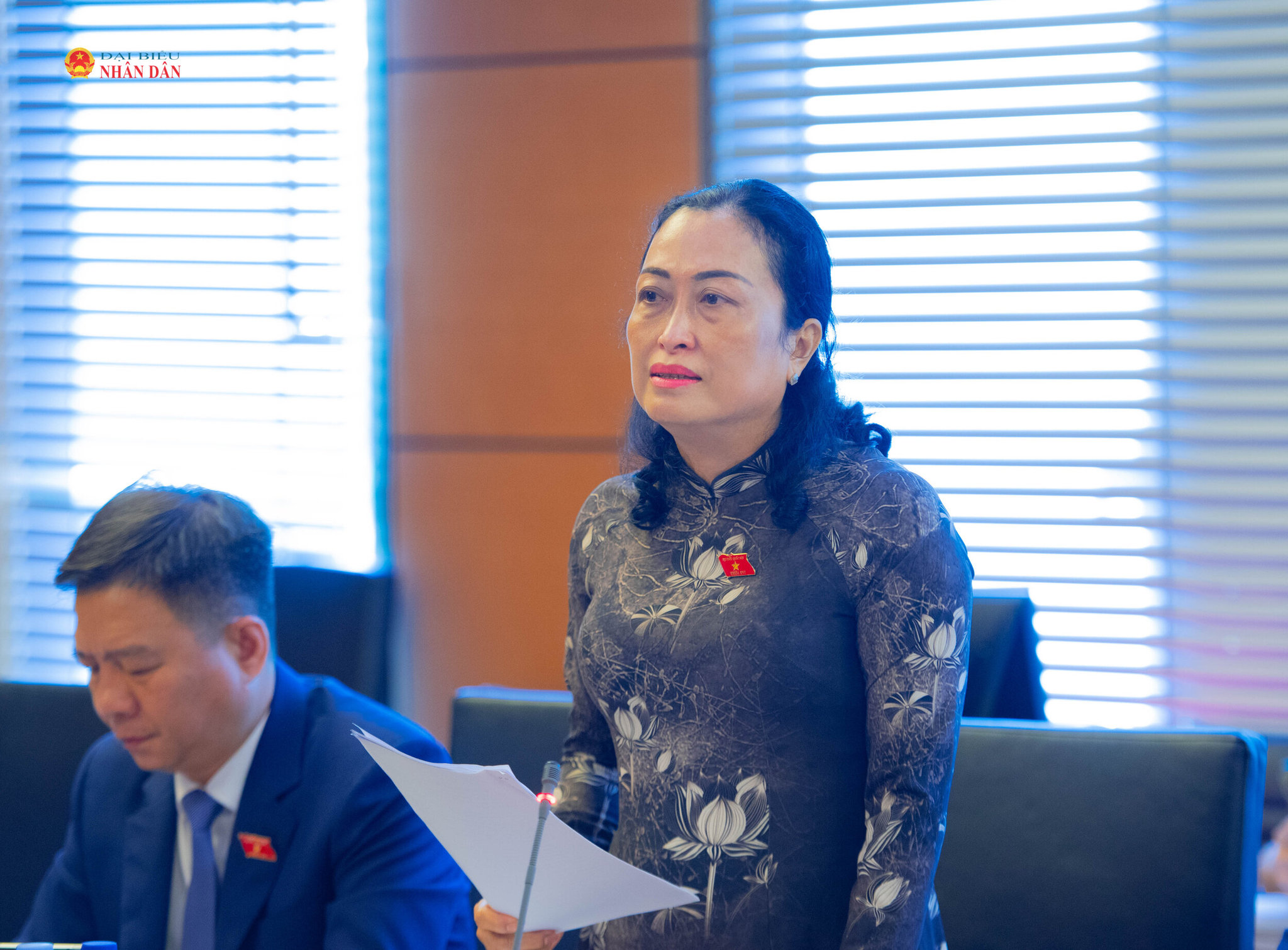 ĐBQH Trần Hoa Ry (Cà Mau).Ảnh Xuân Quý