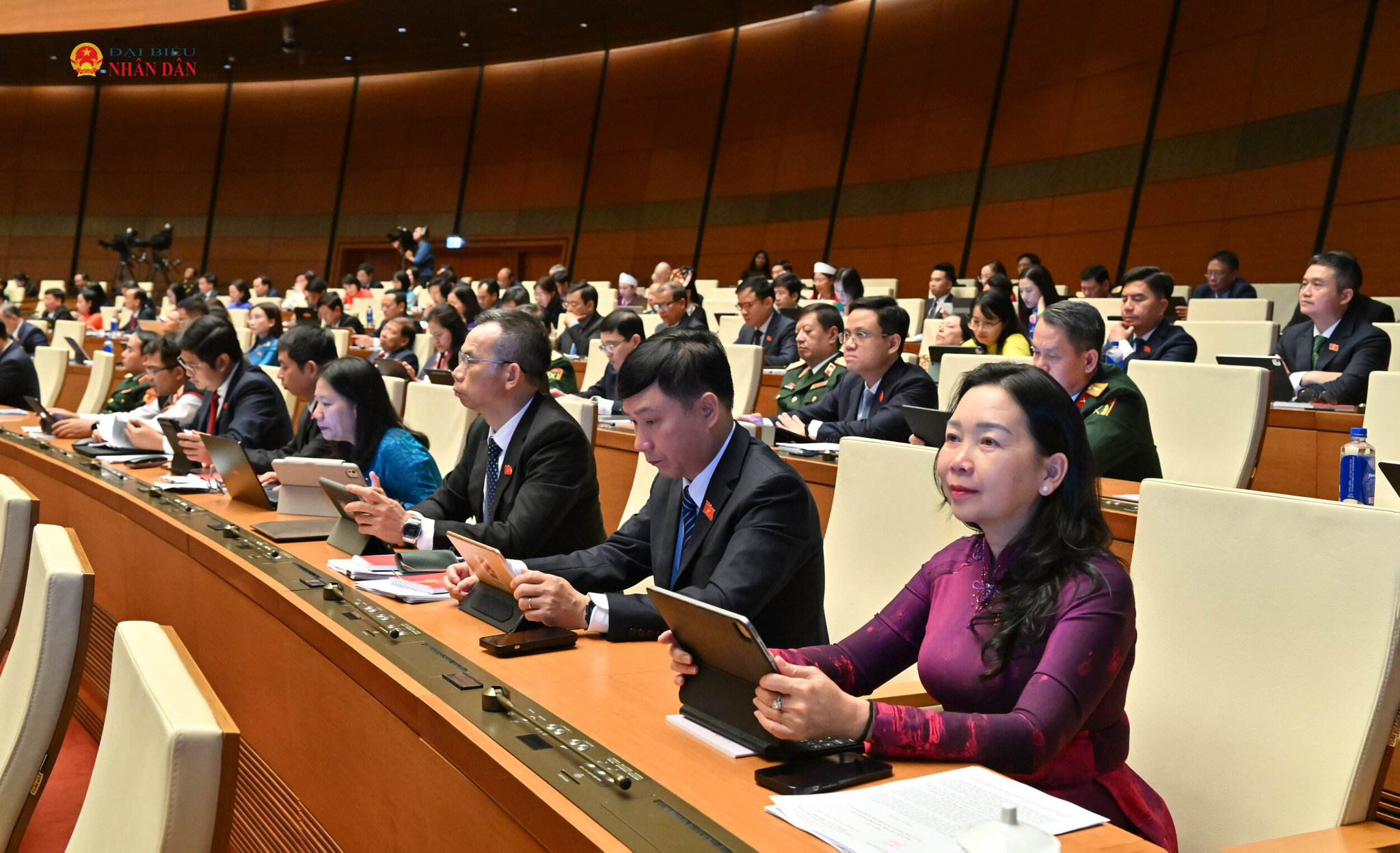 Đoàn ĐBQH Gia Lai tại phiên khai mạc