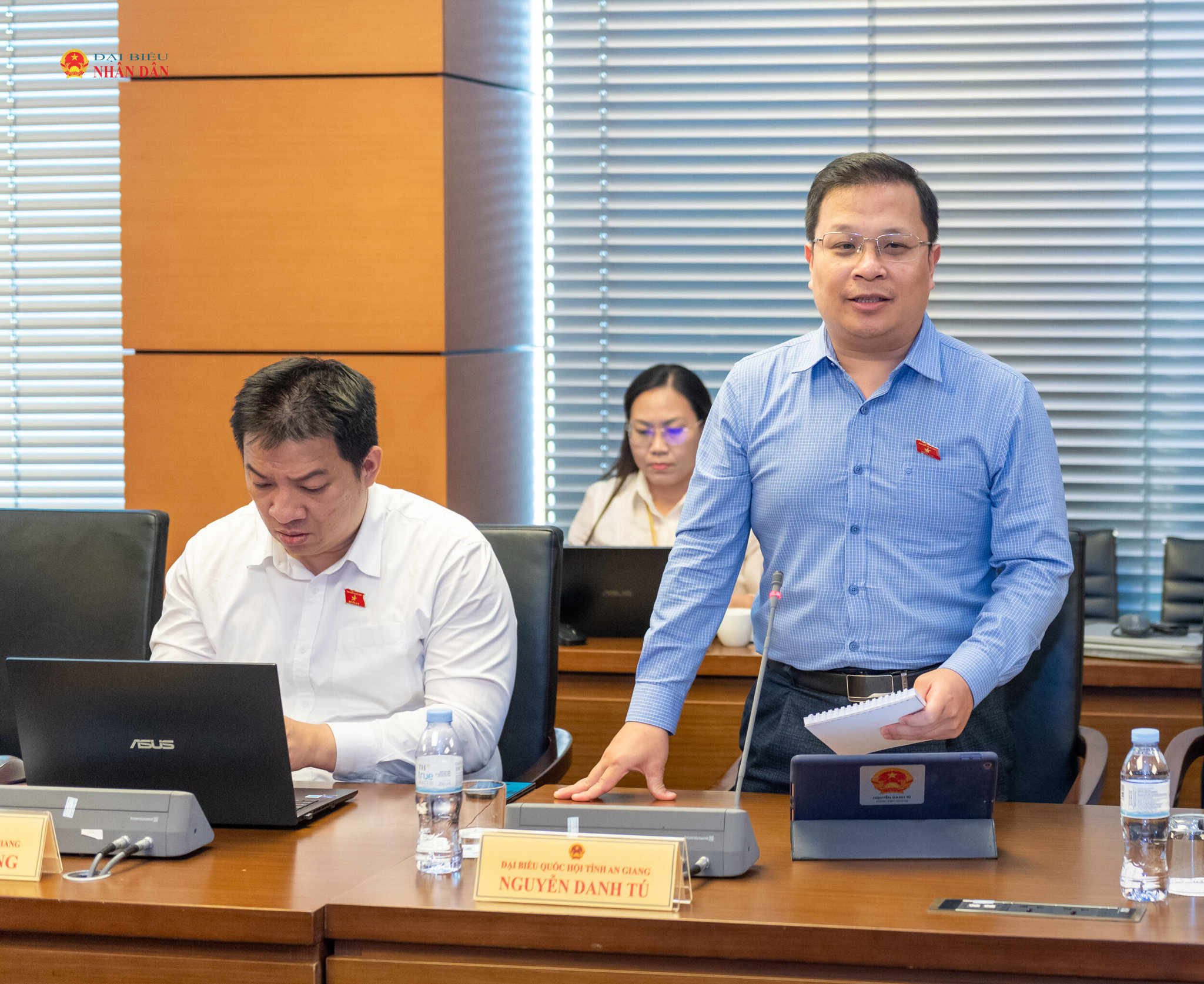 ĐBQH Nguyễn Danh Tú (An Giang) phát biểu. Ảnh: Mạnh Hưng