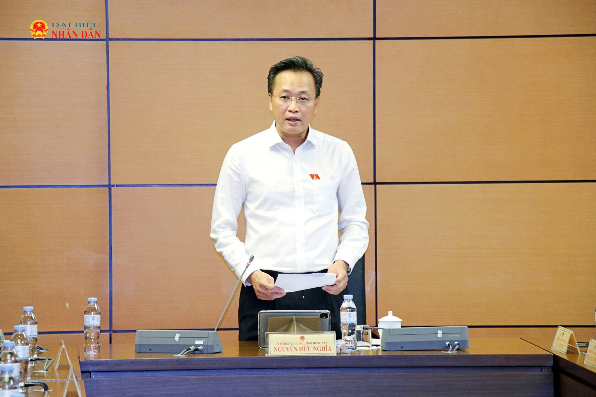 ĐBQH Nguyễn Hữu Nghĩa (Hưng Yên) phát biểu