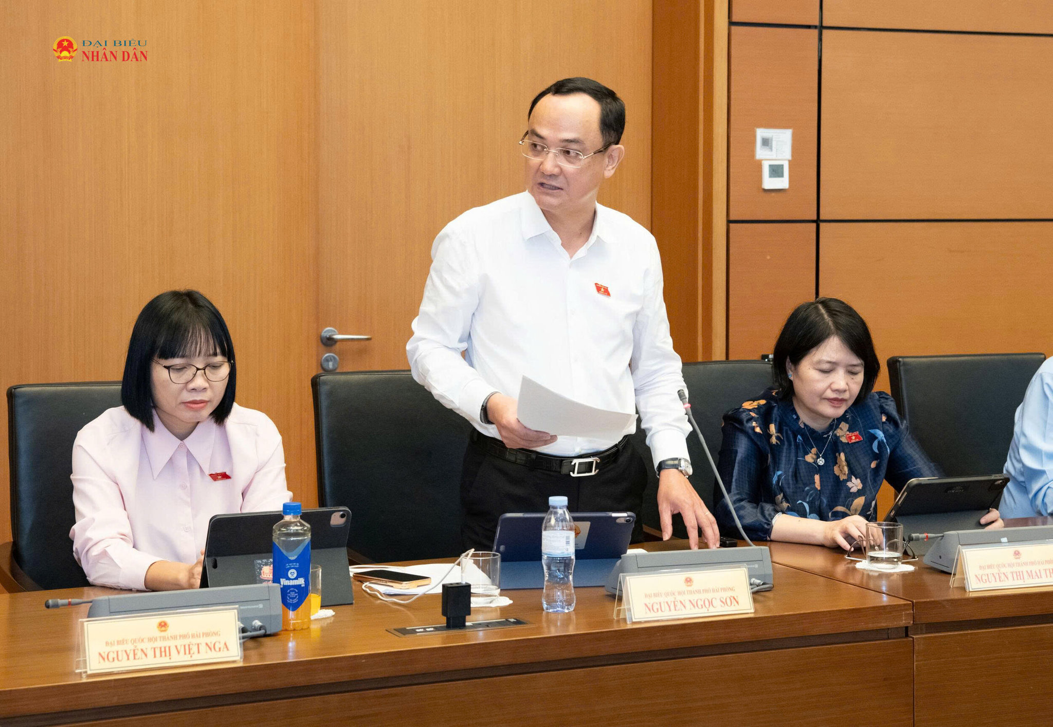 ĐBQH Nguyễn Ngọc Sơn (TP. Hải Phòng) phát biểu
