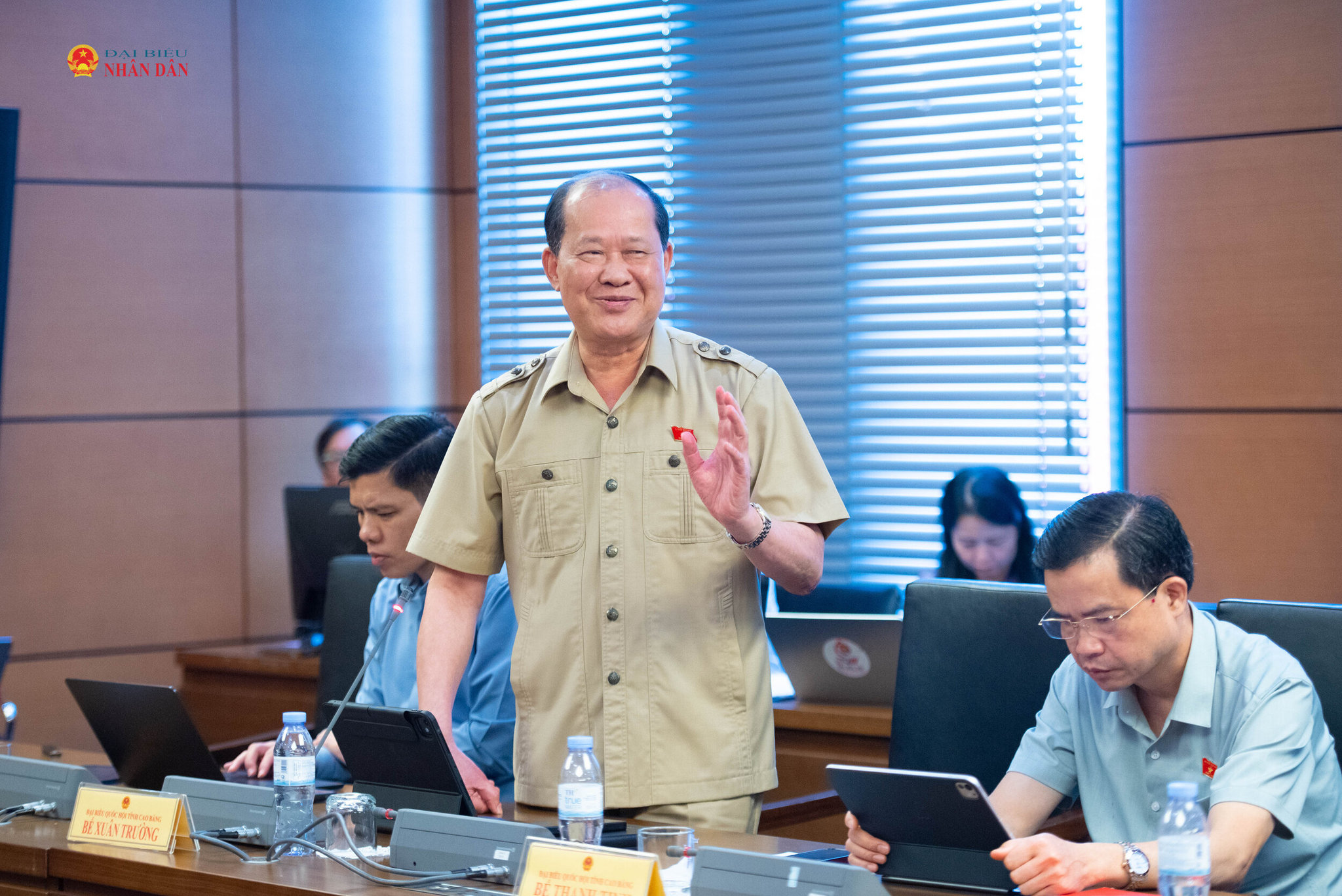 ĐBQH Bế Xuân Trường ( Cao Bằng). Ảnh Xuân Quý (2)