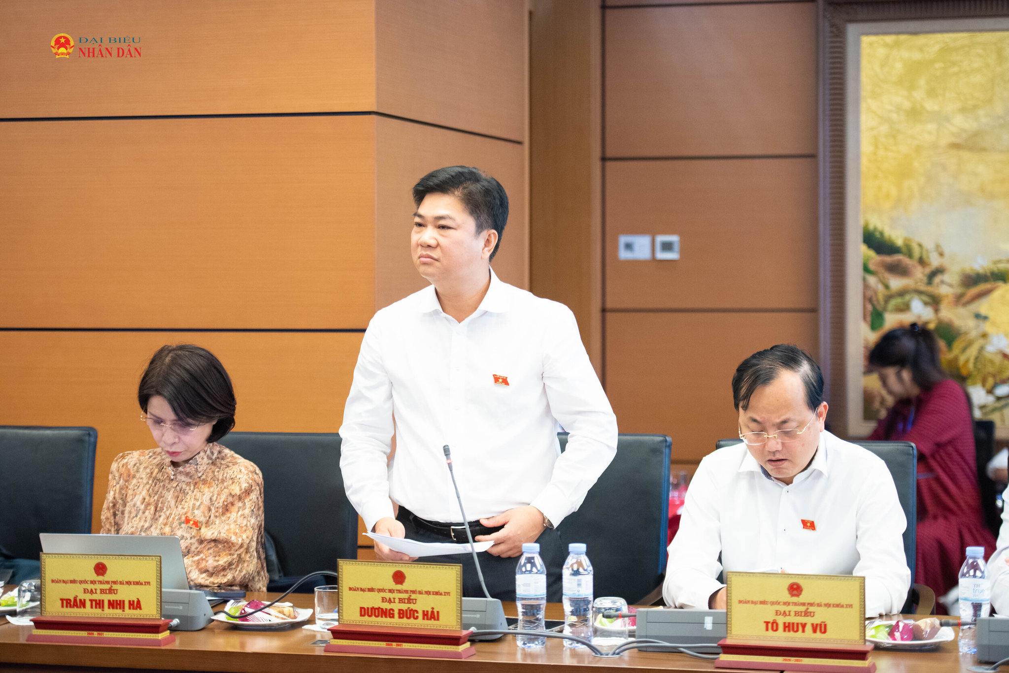 ĐBQH Dương Đức Hải (Hà Nội). Ảnh Xuân Quý