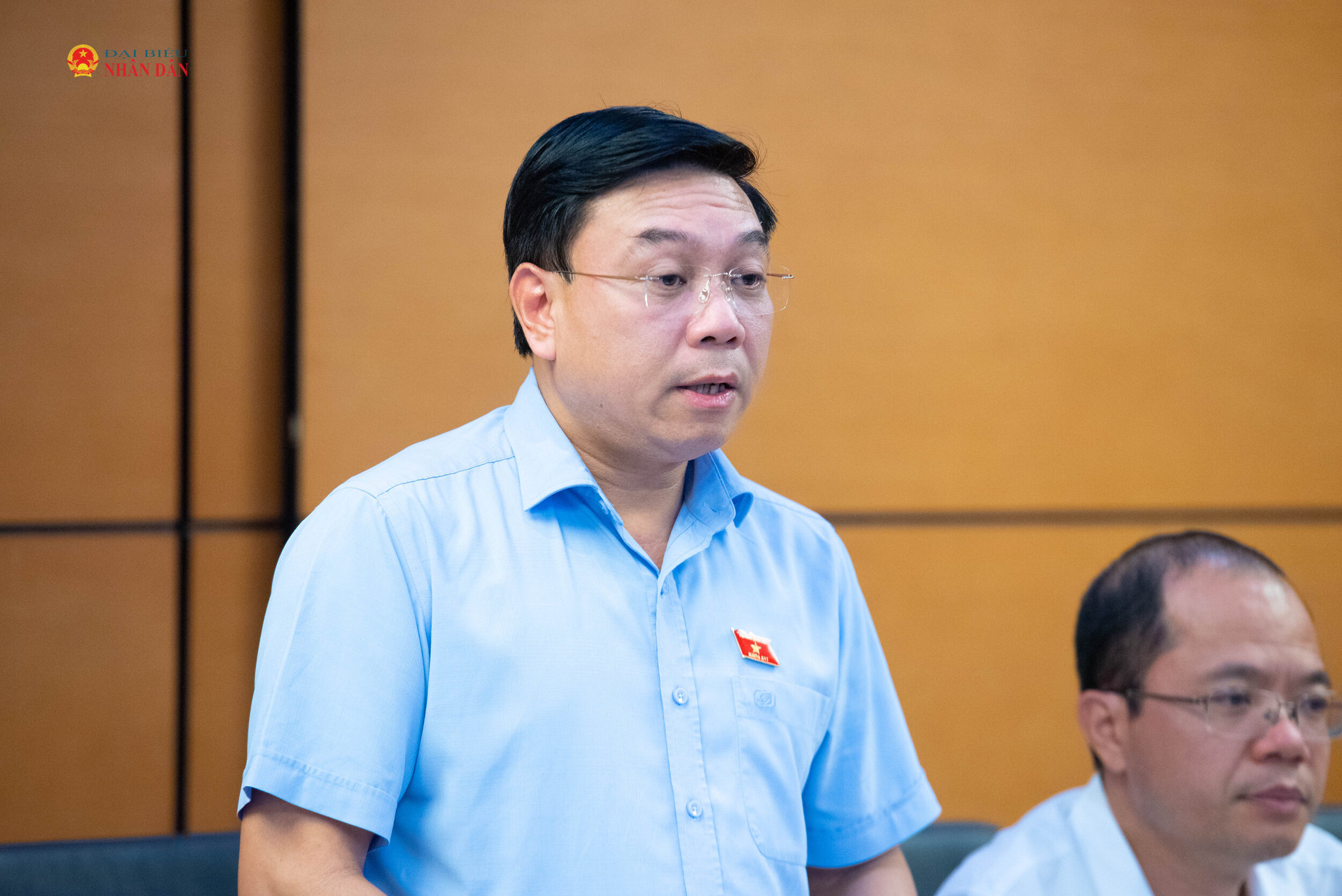 ĐBQH Nguyễn Văn Mạnh (Phú Thọ). Ảnh Xuân Quý
