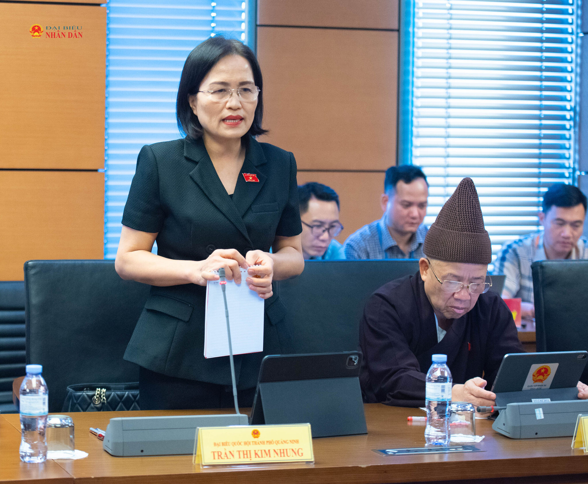 ĐBQH Trần Thị Kim Nhung (TP.Quảng Ninh). Ảnh Xuân Quý (2)