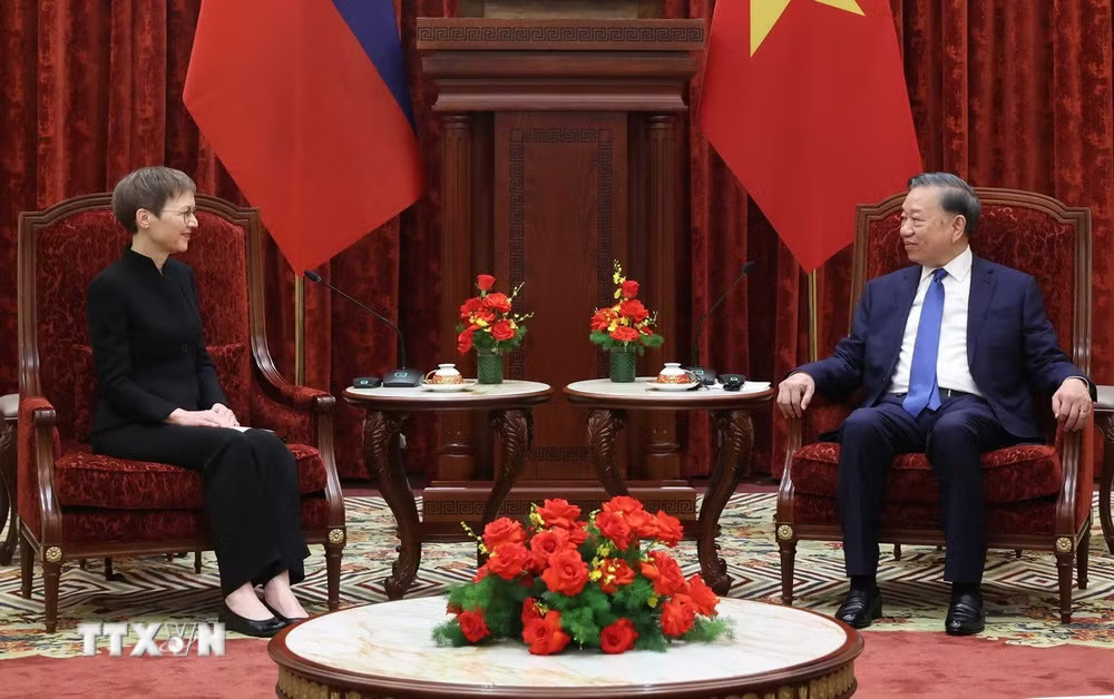 Tổng Bí thư, Chủ tịch nước Tô Lâm tiếp Thủ tướng Công quốc Liechtenstein Brigitte Haas