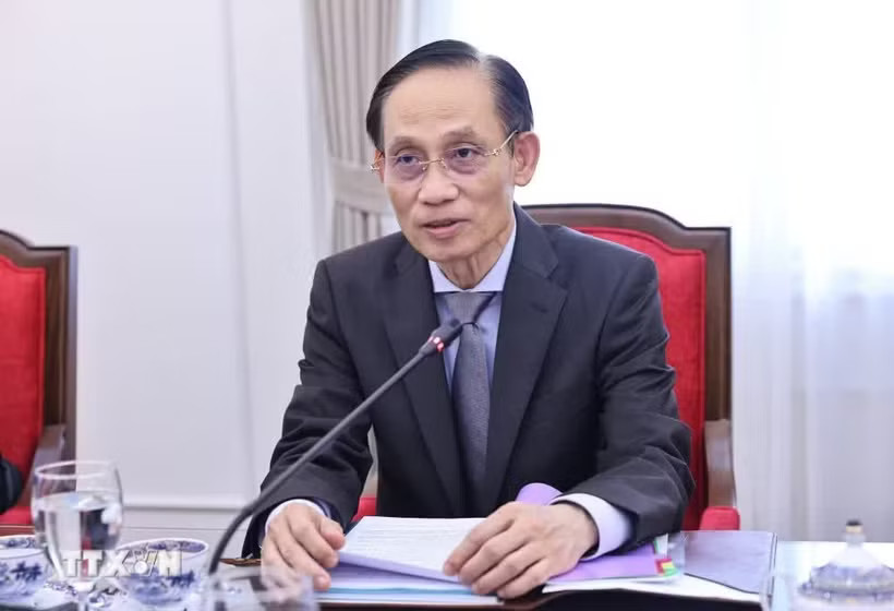 Politburo Member and Minister of Foreign Affairs Le Hoai Trung (Photo: VNA)