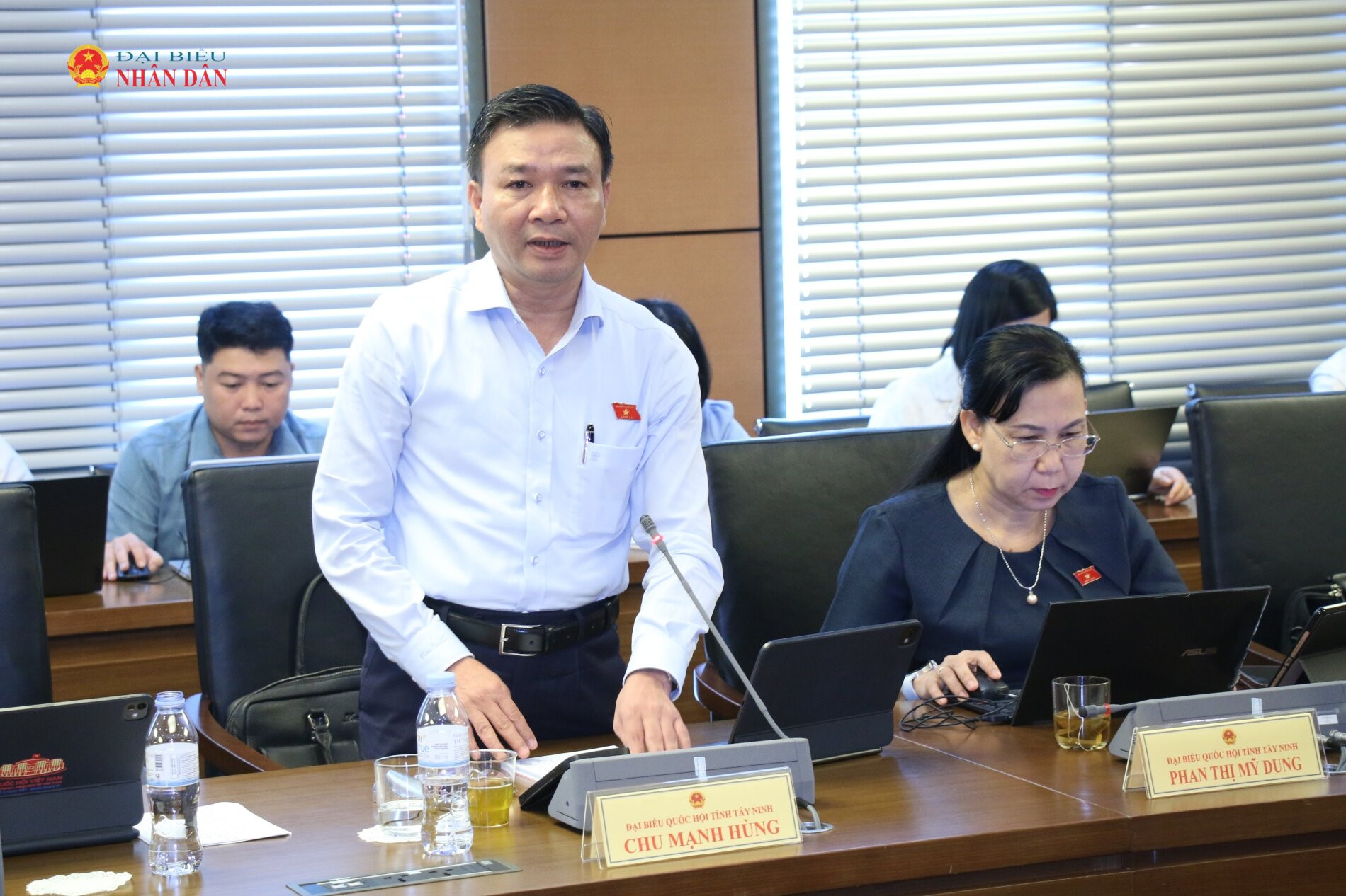 ĐBQH Chu Mạnh Hùng (Tây Ninh) phát biểu