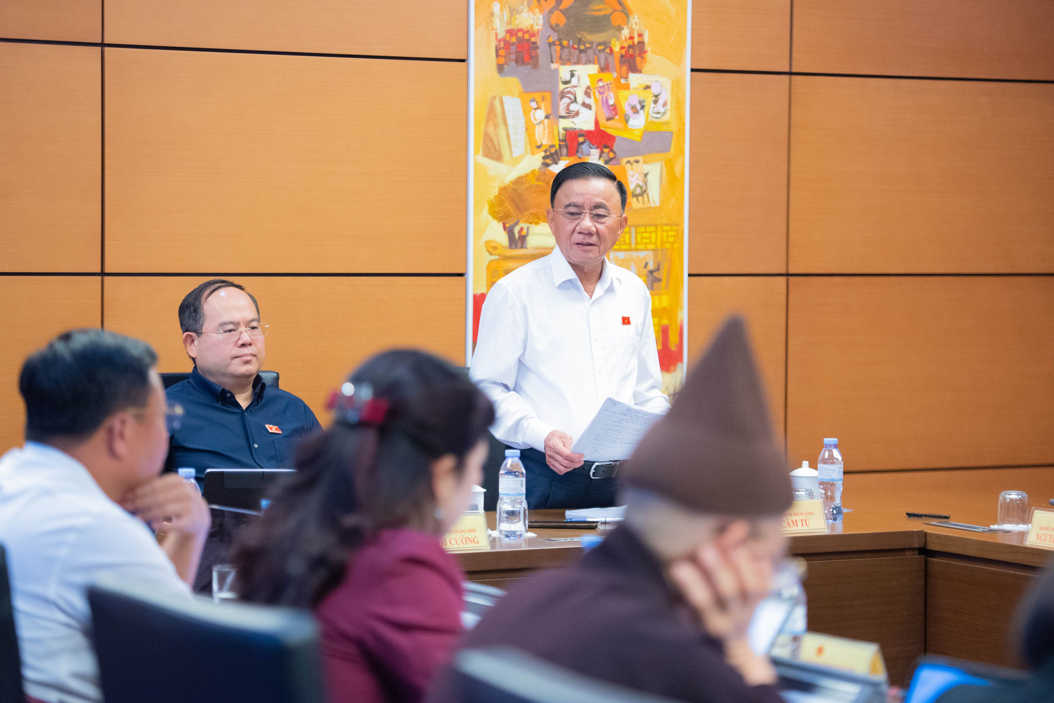 Thường trực Ban Bí thư Trần Cẩm Tú phát biểu