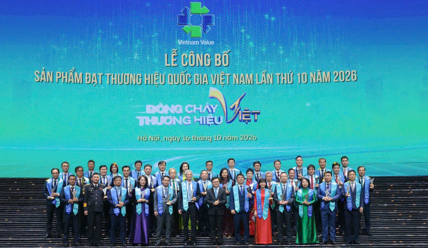 Vietcombank là ngân hàng duy nhất được vinh danh Thương hiệu quốc gia Việt Nam qua tất cả các kỳ xét chọn từ năm 2003 đến nay (10 kỳ)