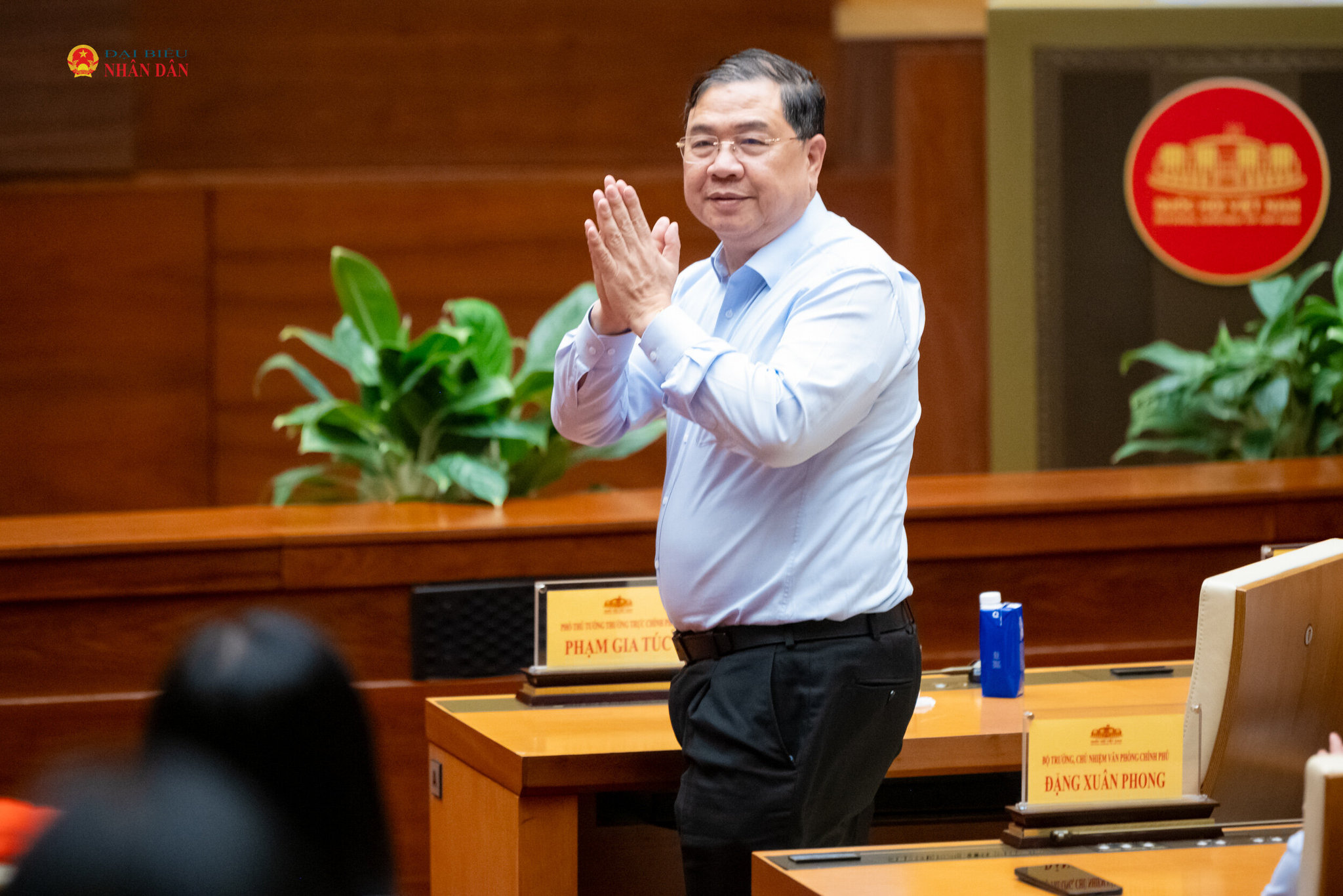 Phó Thủ tướng Thường trực Chính phủ Phạm Gia Túc dự cuộc gặp mặt nữ đại biểu Quốc hội