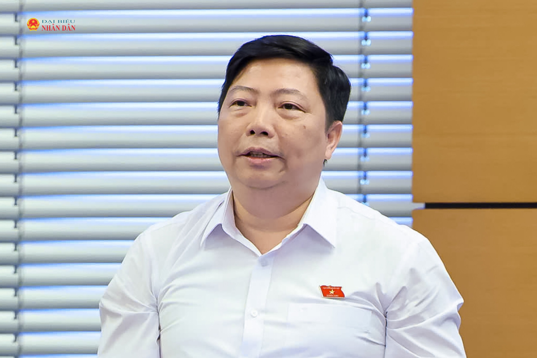 ĐBQH Nguyễn Vũ Trung (TP. Hồ Chí Minh) phát biểu thảo luận tại tổ