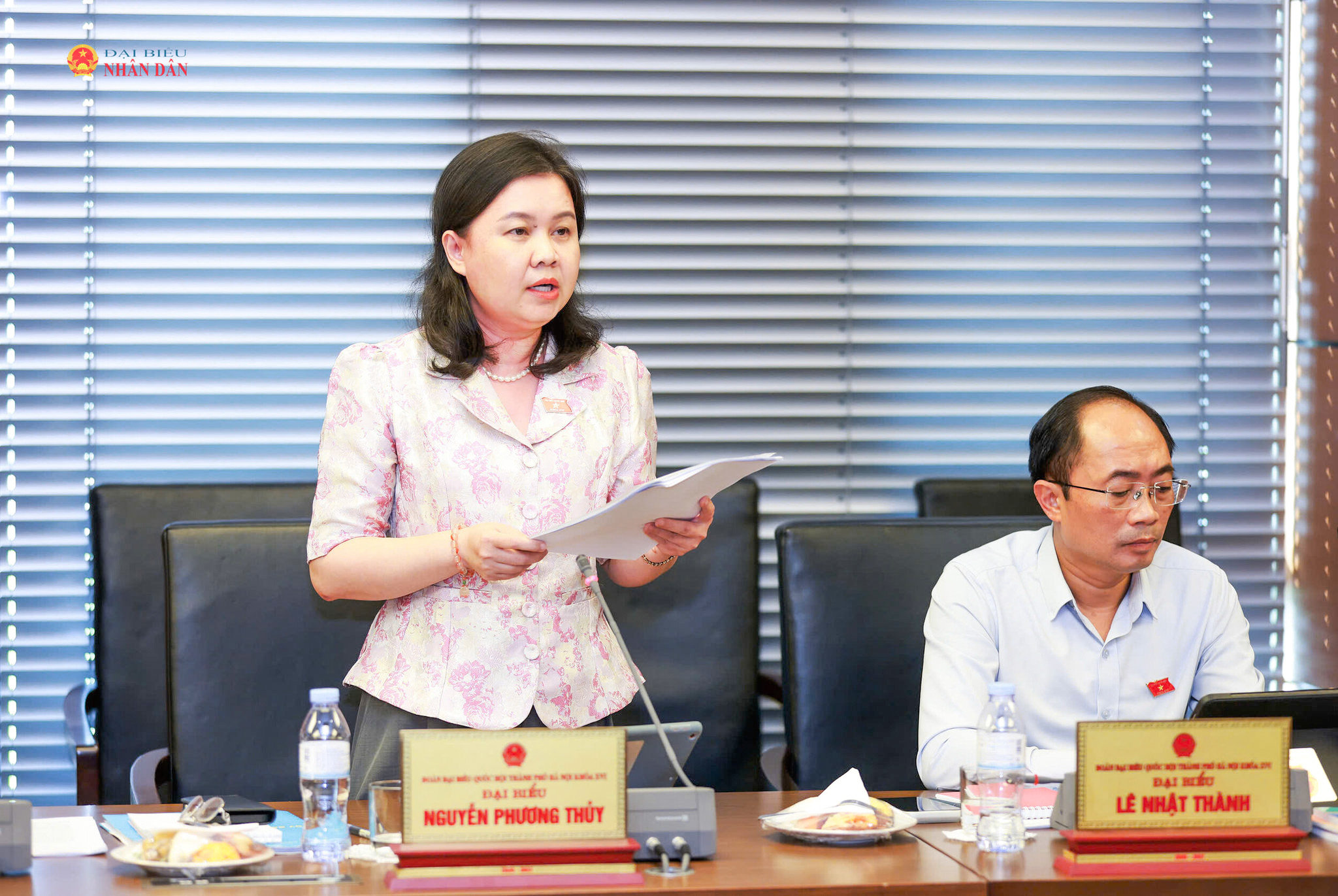ĐBQH Nguyễn Phương Thuỷ phát biểu thảo luận tại Tổ 1